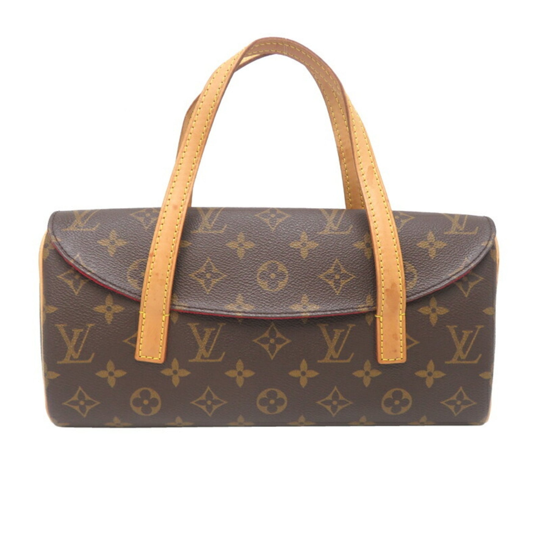 Louis Vuitton Sonatine Handbag Monogram Brown