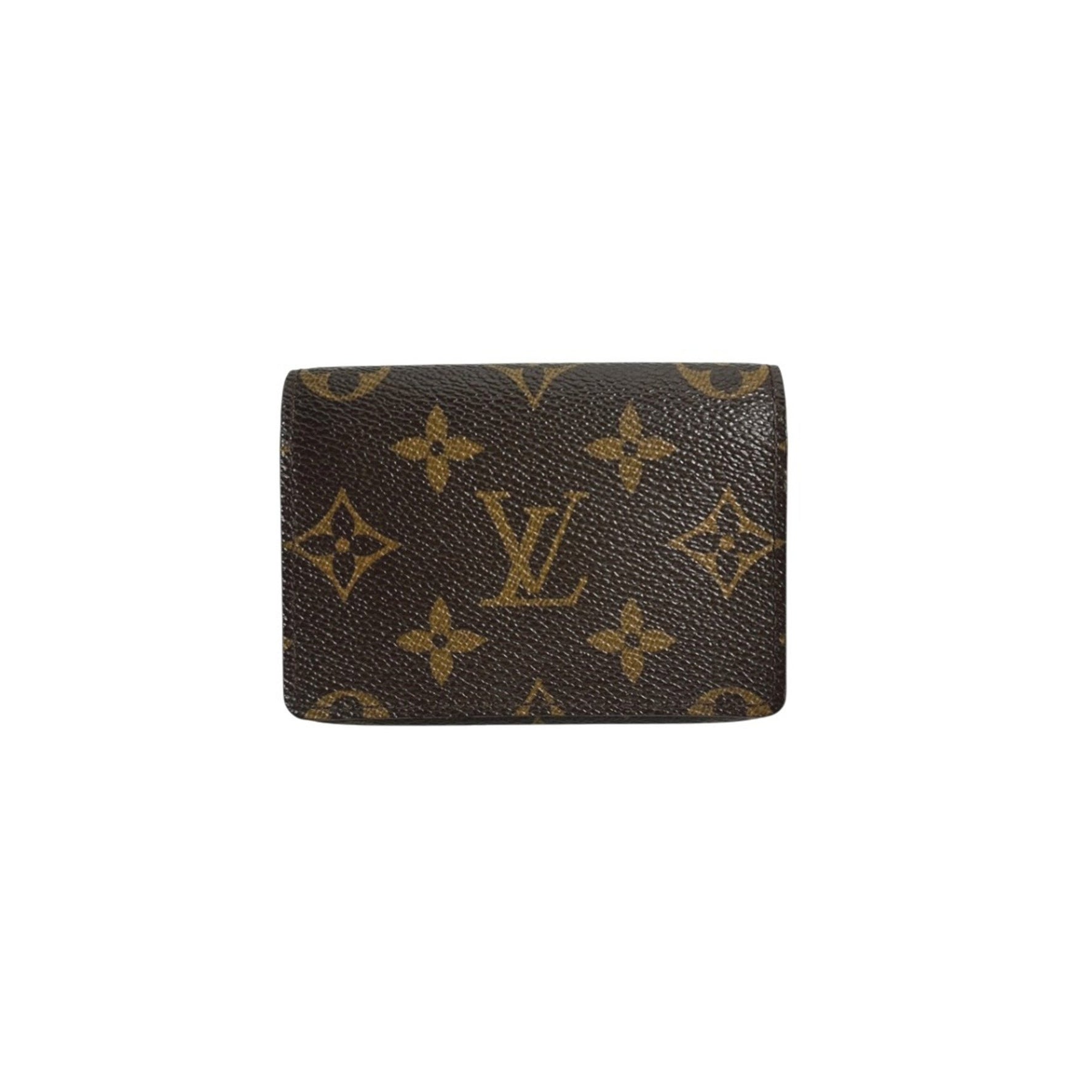 Louis Vuitton Business Card Holder, Case, LV Monogram Envelope Carte de Visite Canvas