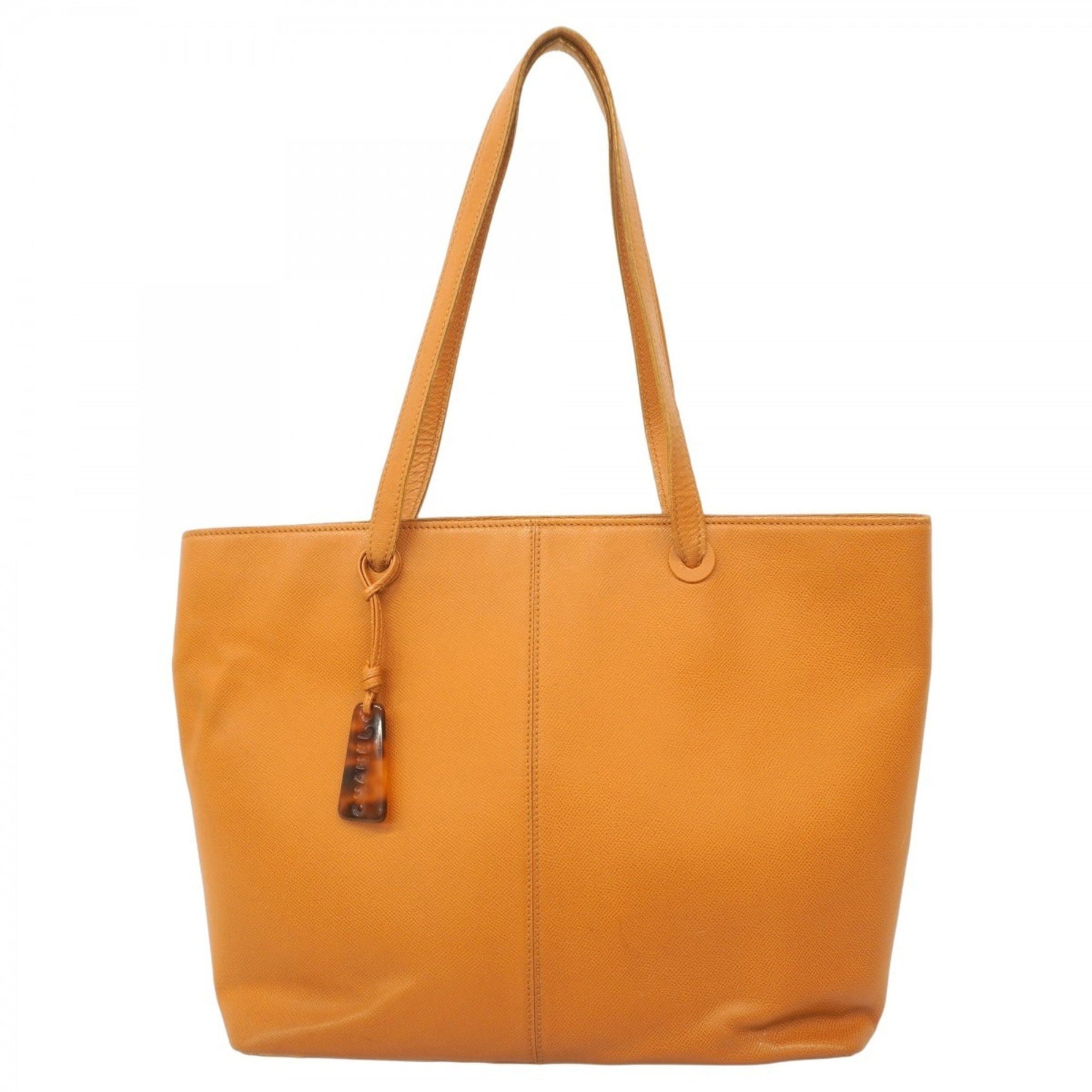 Chanel tote bag, leather, brown, women's