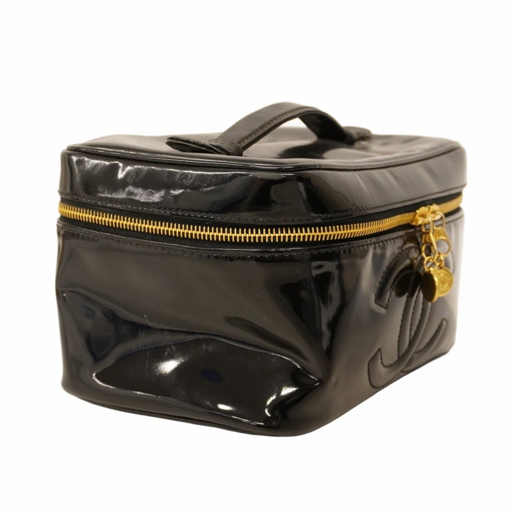 Chanel Vanity Bag Patent Leather