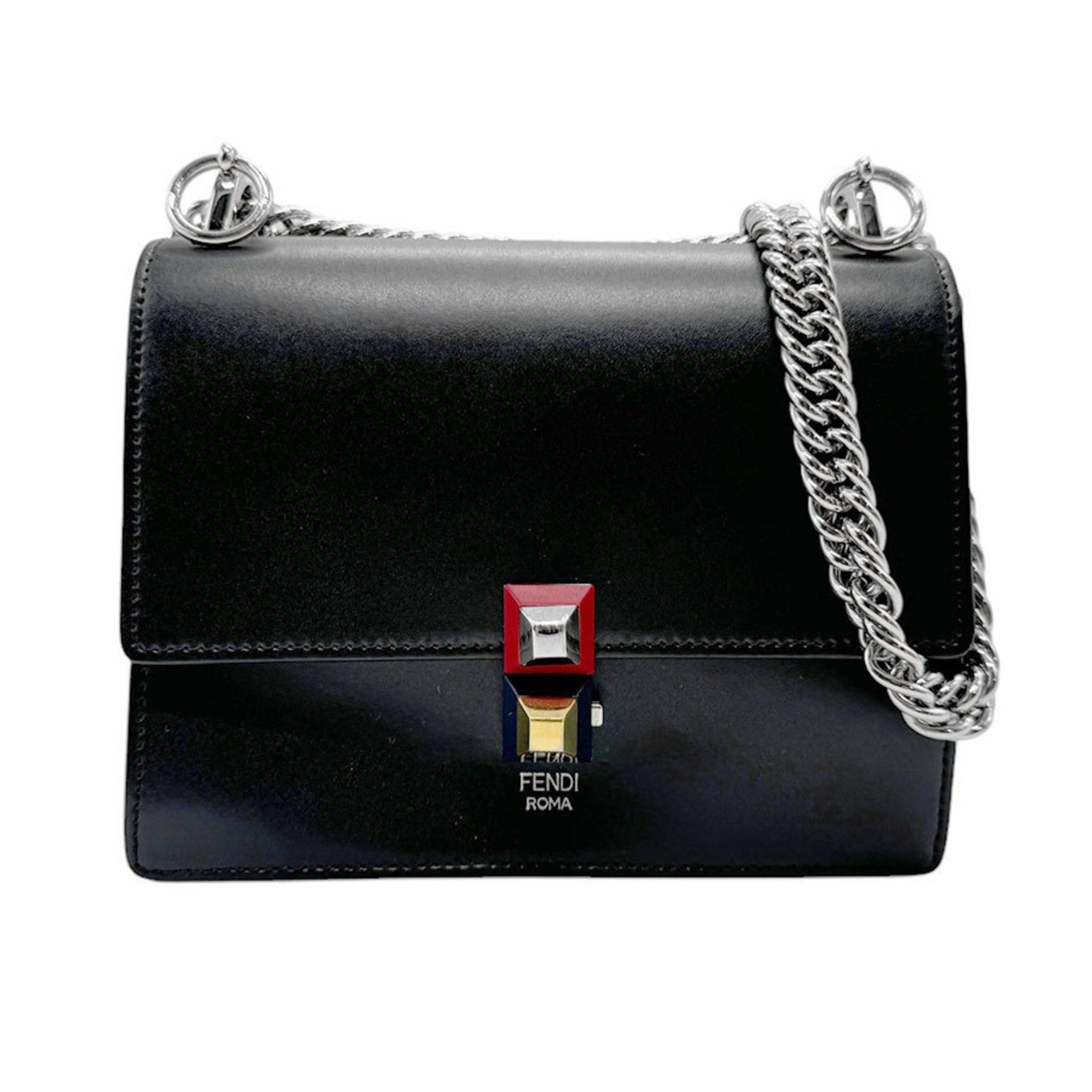 FENDI Shoulder Bag Canai Leather