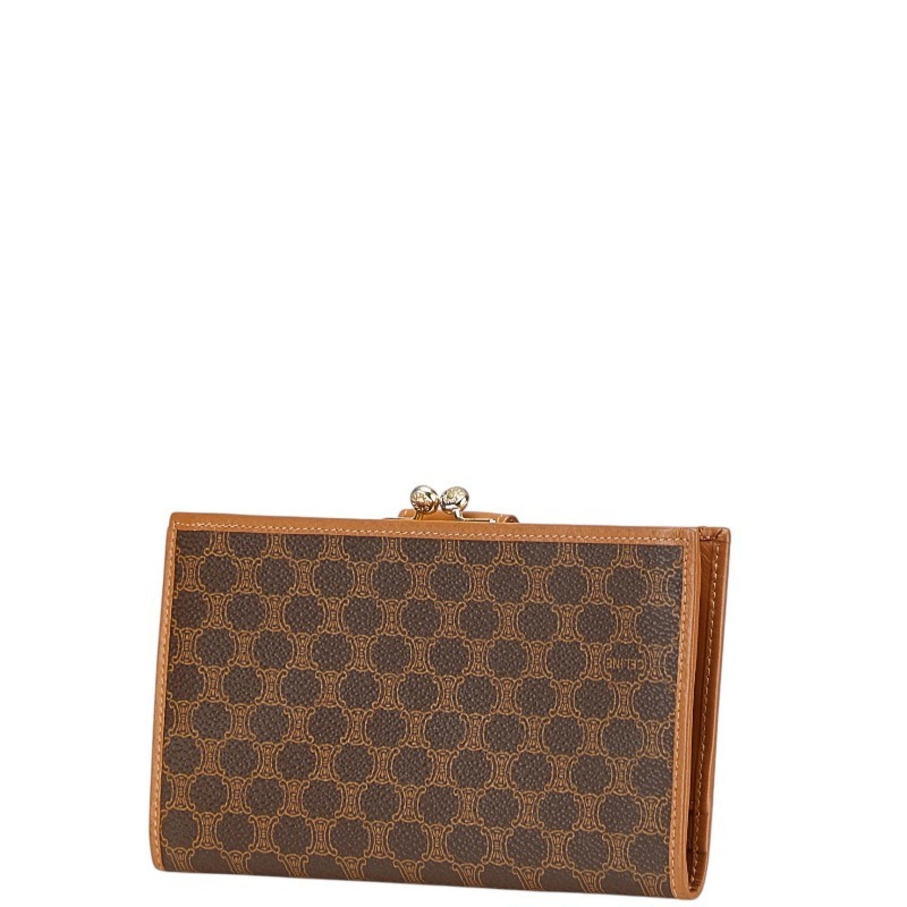 Celine Macadam Long Wallet Leather