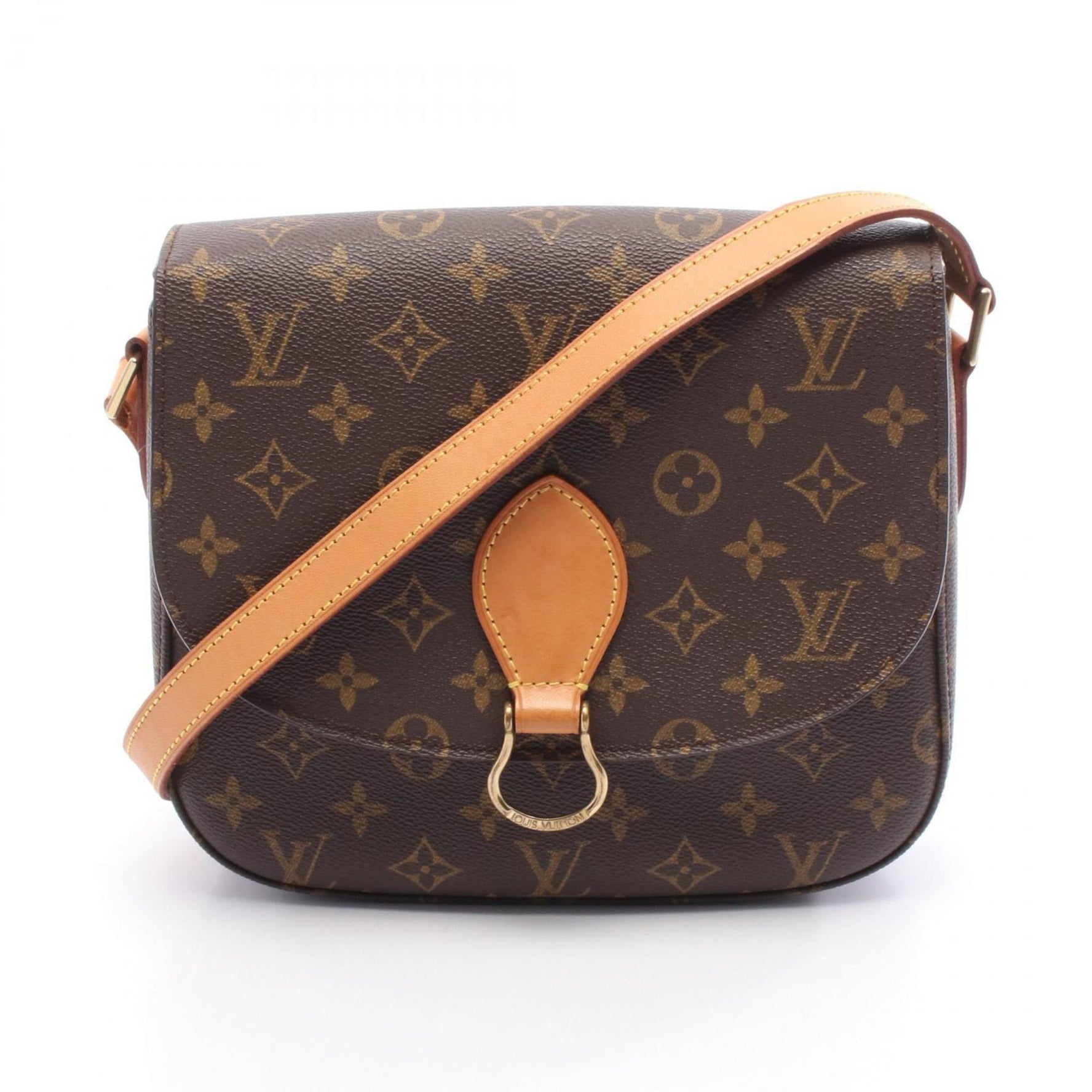 Louis Vuitton Saint-Cloud GM Shoulder Bag, Coated Canvas and Leather, Monogram