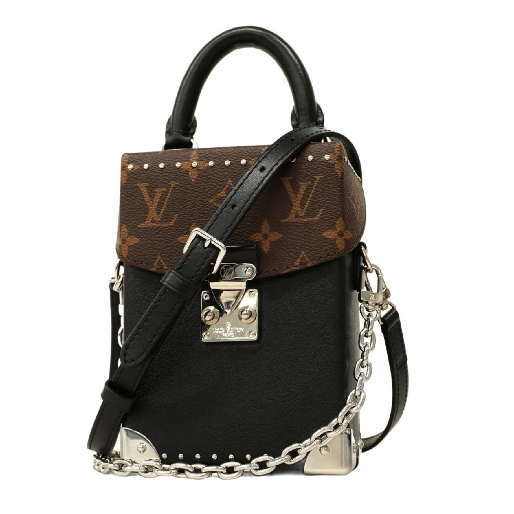Louis Vuitton Handbag LV Vibe Camera Box Brown Black Bag