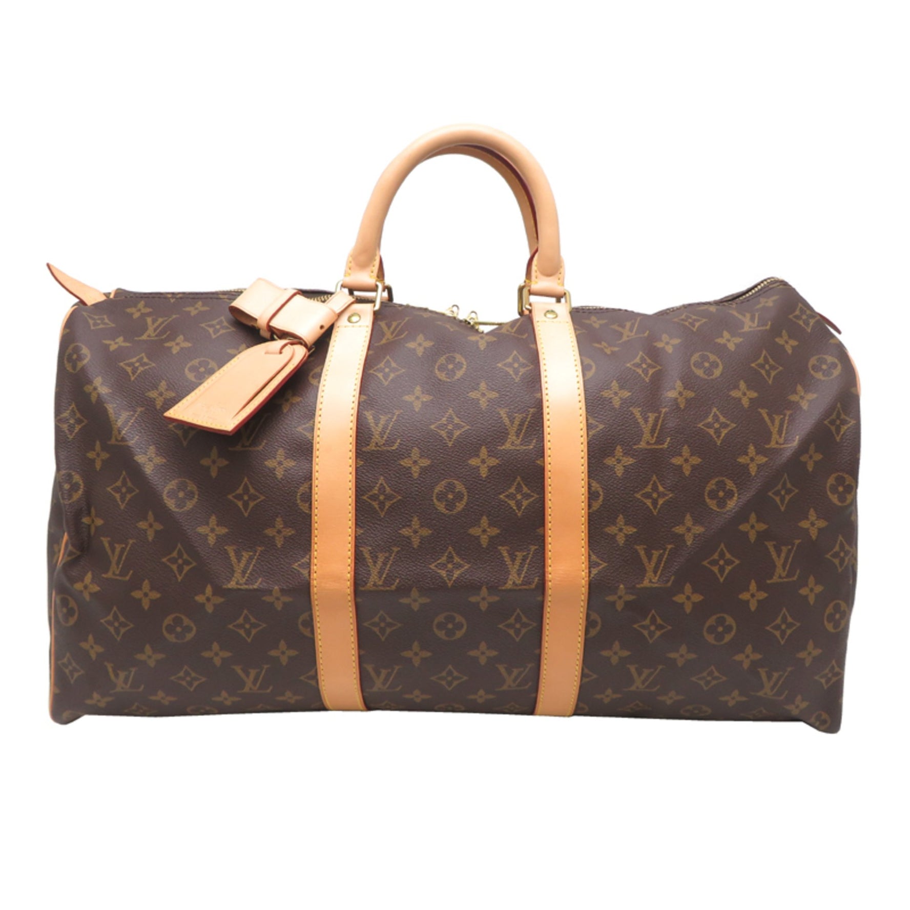 Louis Vuitton Keepall 50 Boston Bag (Discontinued) Monogram Brown