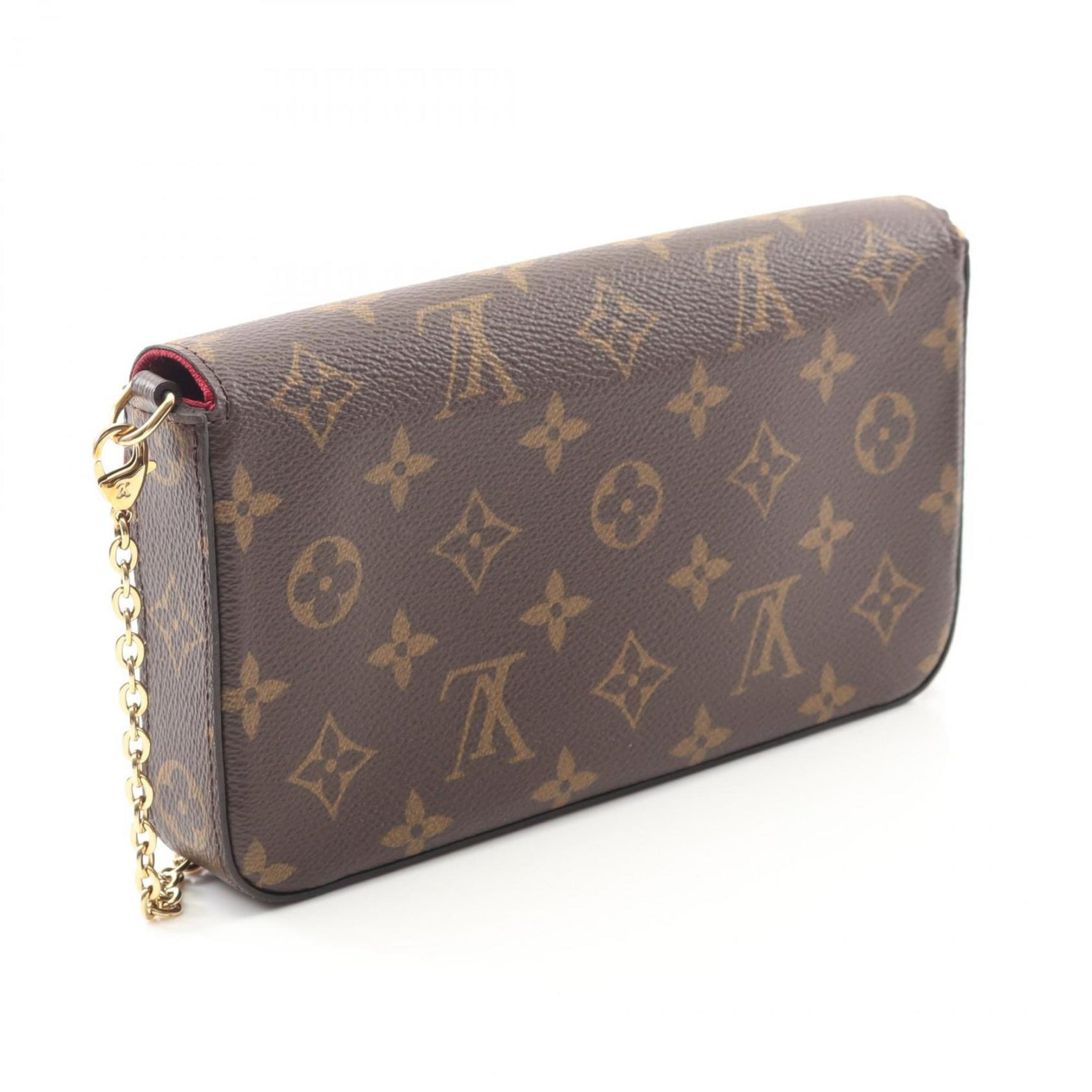 Louis Vuitton Felicie Pochette Shoulder Bag, Coated Canvas and Leather, Monogram
