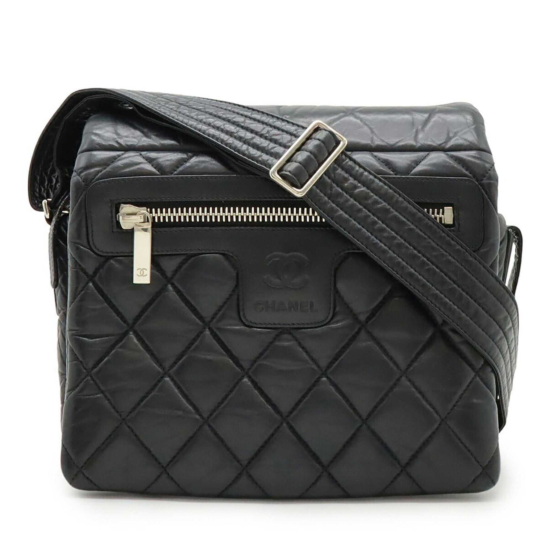 CHANEL Coco Cocoon Matelasse Small Shoulder Bag in Leather