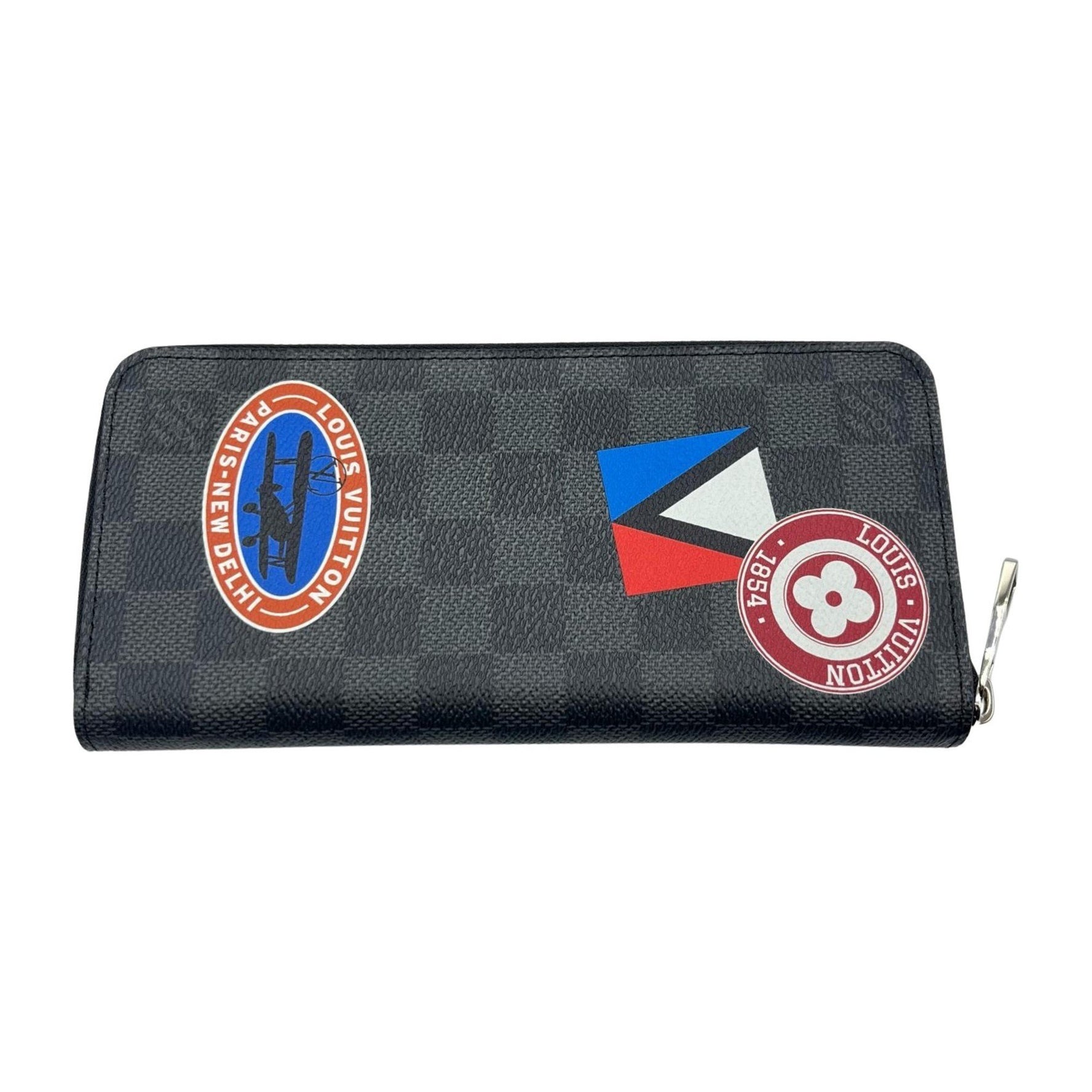 Louis Vuitton Zippy Wallet Vertical Damier Graphite Canvas Long