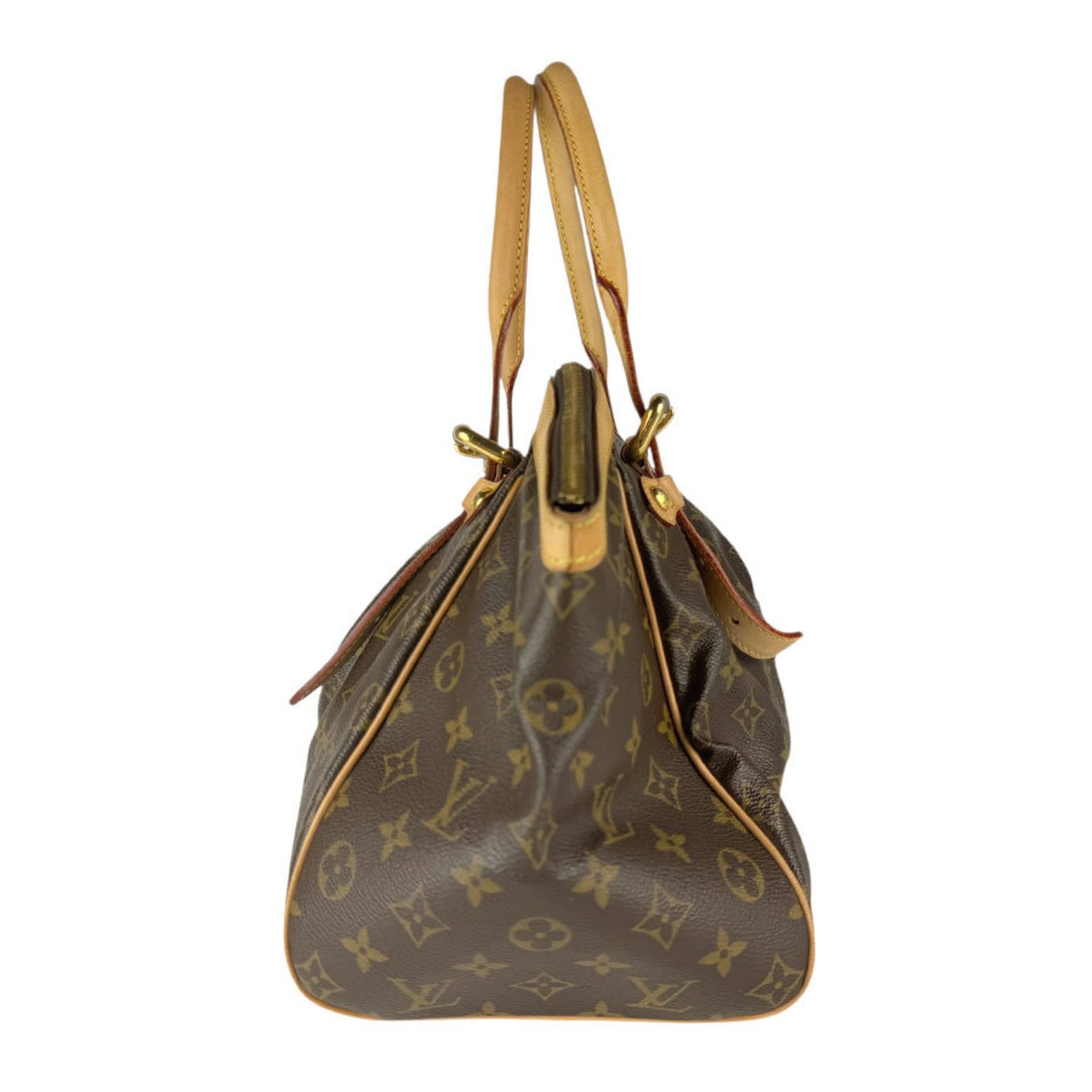 Louis Vuitton Monogram Tivoli GM Handbag in Canvas, and Gold