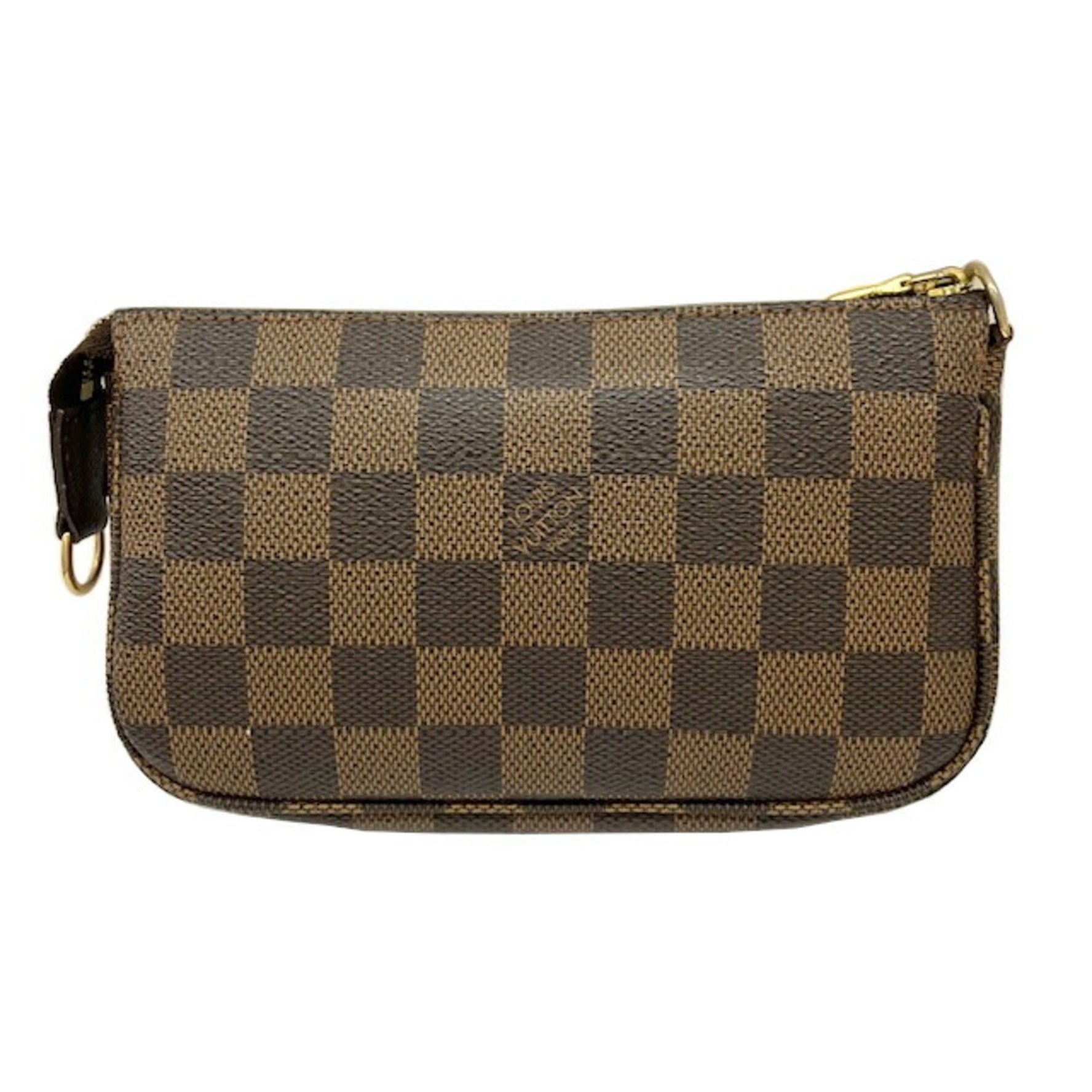 Louis Vuitton Damier Ebene Pouch Bag Brown