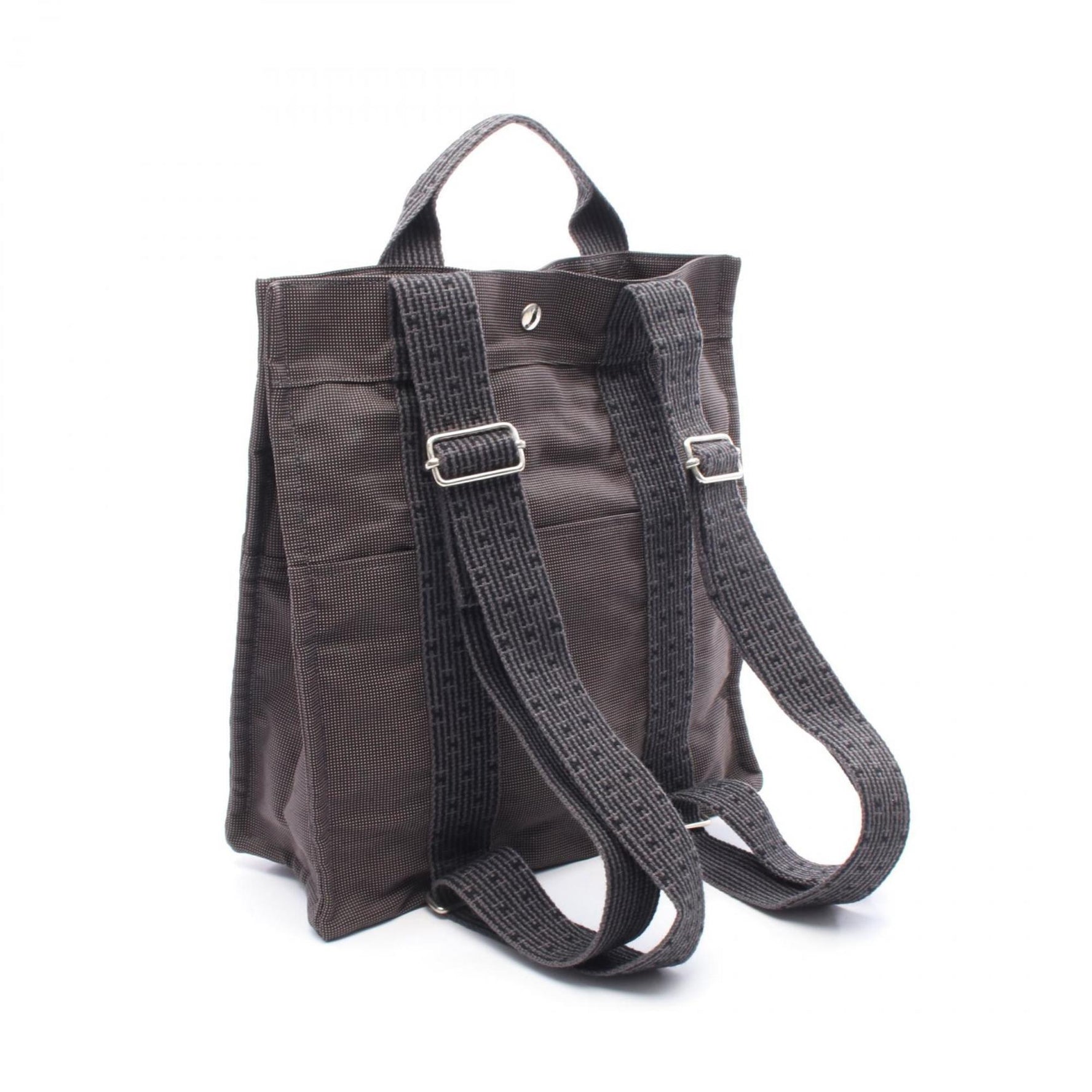 Hermes Hermès Air Line Ad MM Rucksack, Nylon Canvas, Men's and