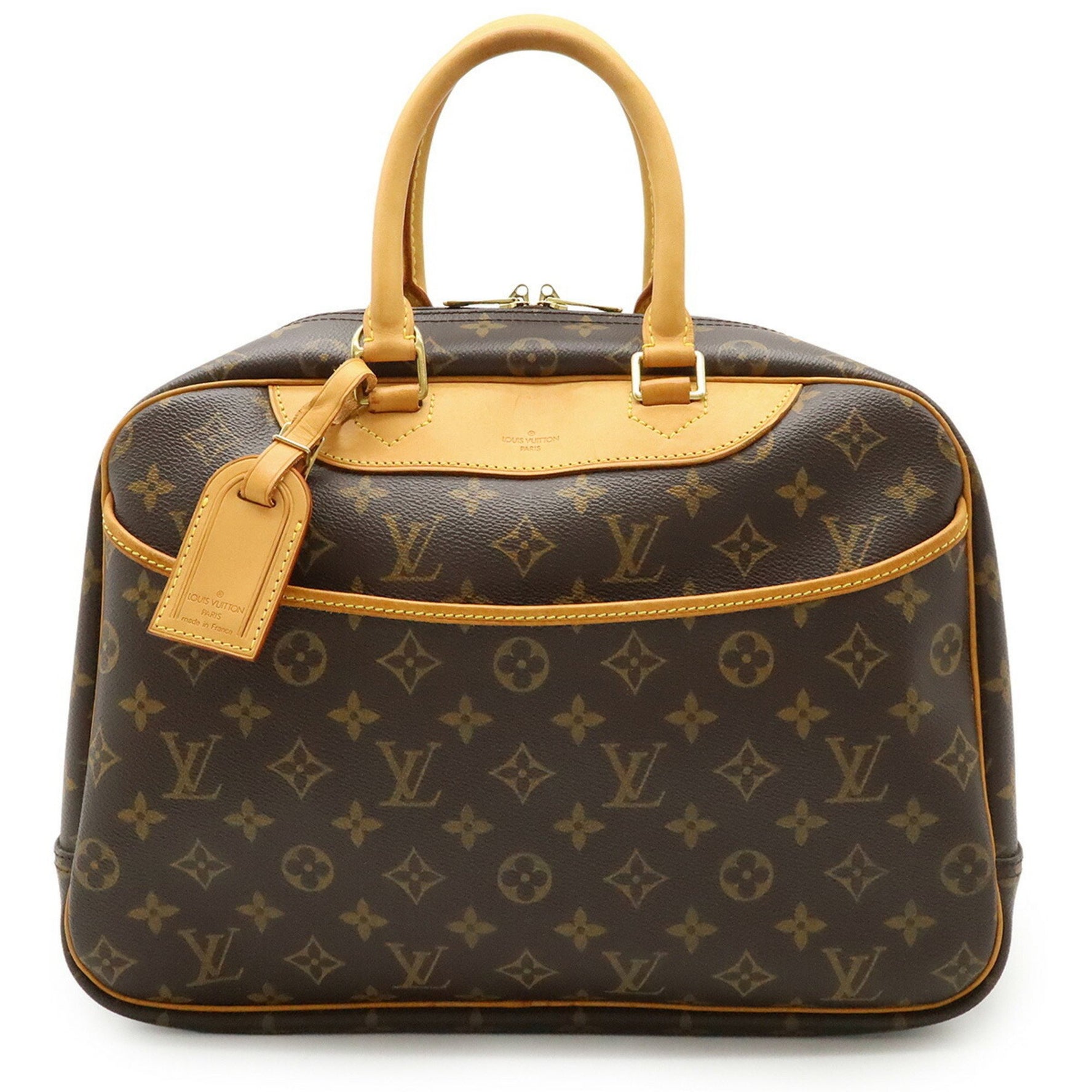 Louis Vuitton Monogram Bowling Vanity Deauville Handbag