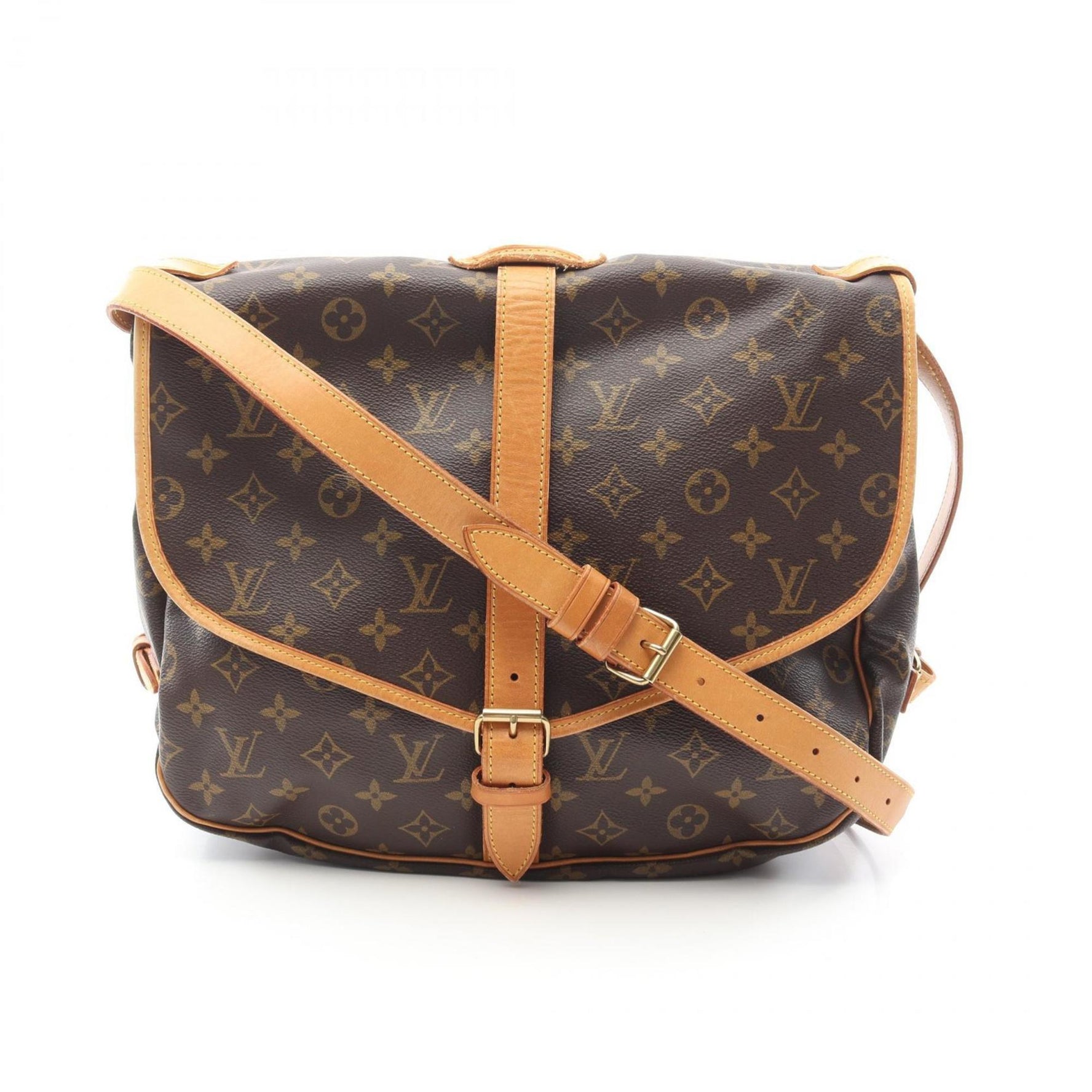 Louis Vuitton Saumur 35 Shoulder Bag, Coated Canvas and Leather, Monogram