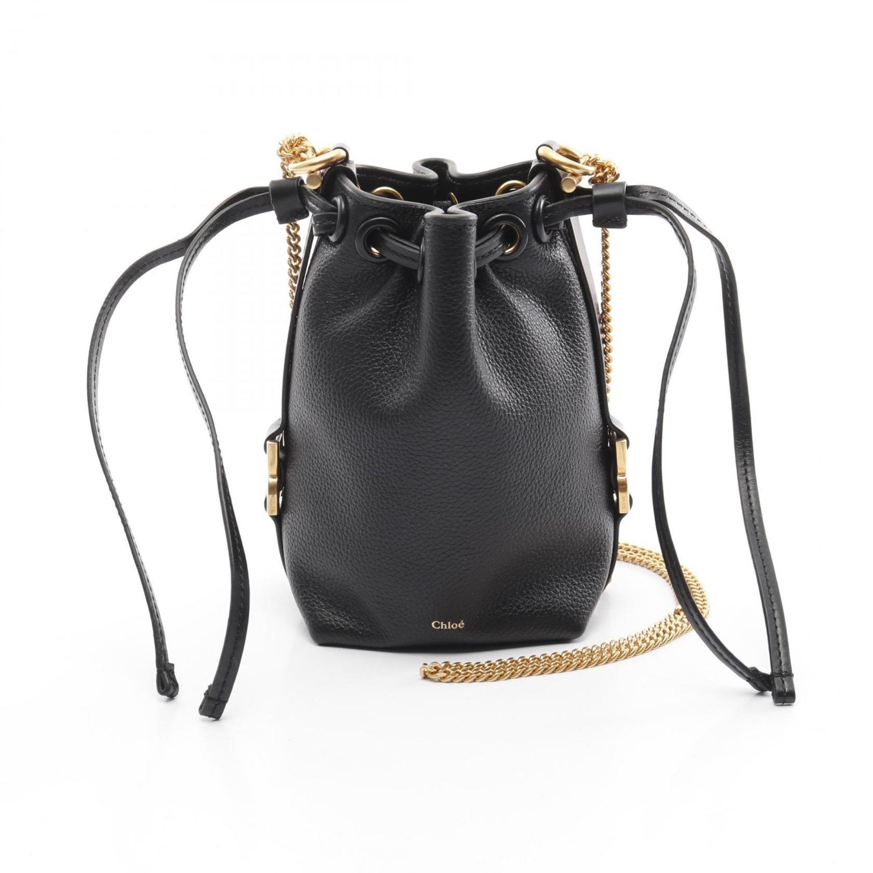 Chloé Chloe Marcie Micro Bucket Bag Shoulder Leather