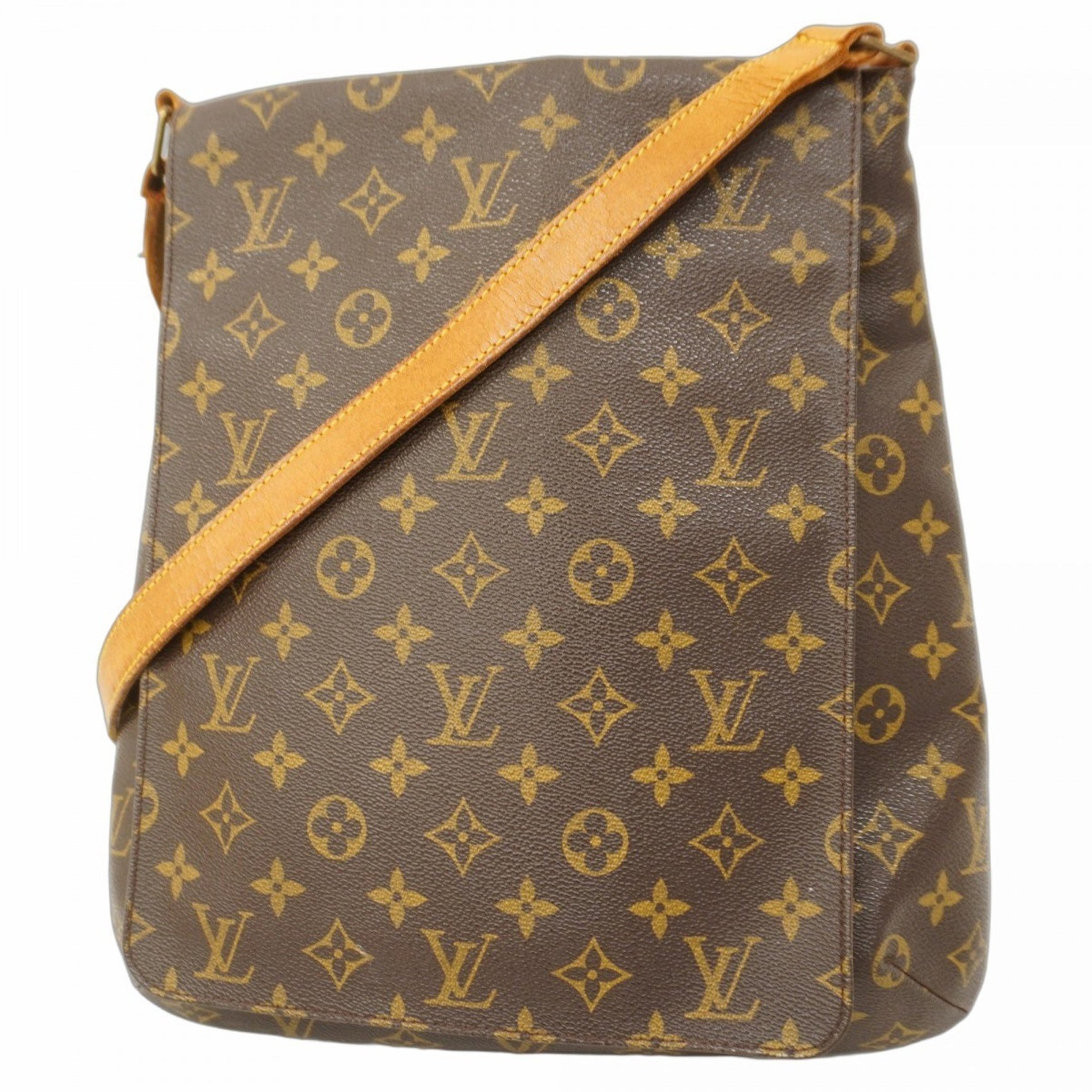 Louis Vuitton Monogram Musette Shoulder Bag M51256 Brown Women's