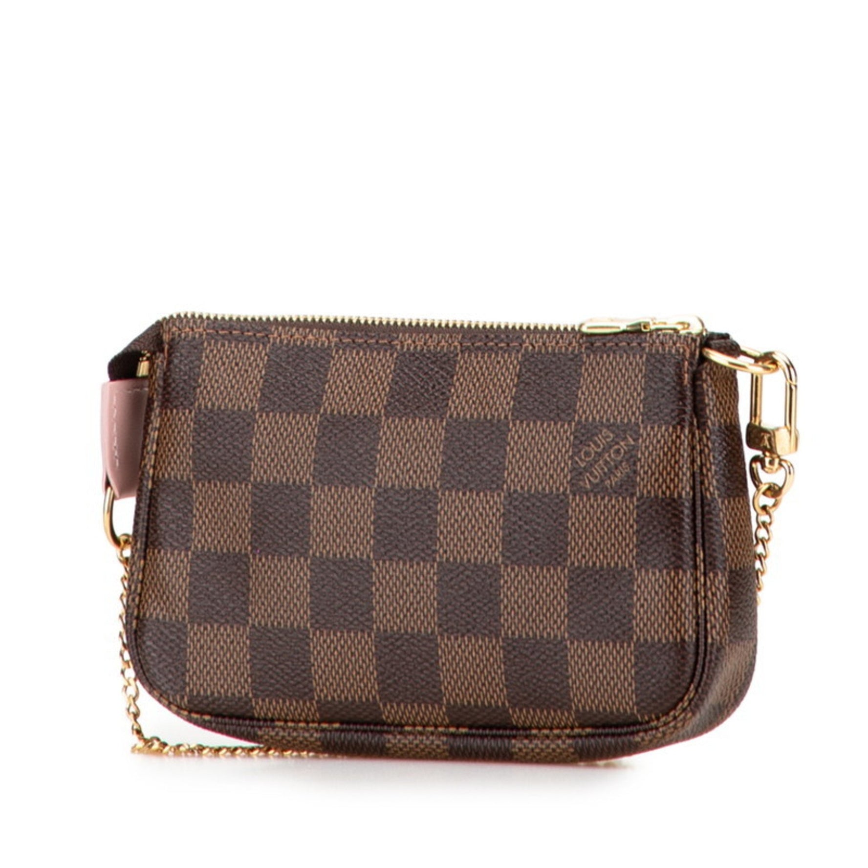 Louis Vuitton Damier Vivienne Mini Pochette Accessoires Brown Multicolor Leather LOUIS VUITTON