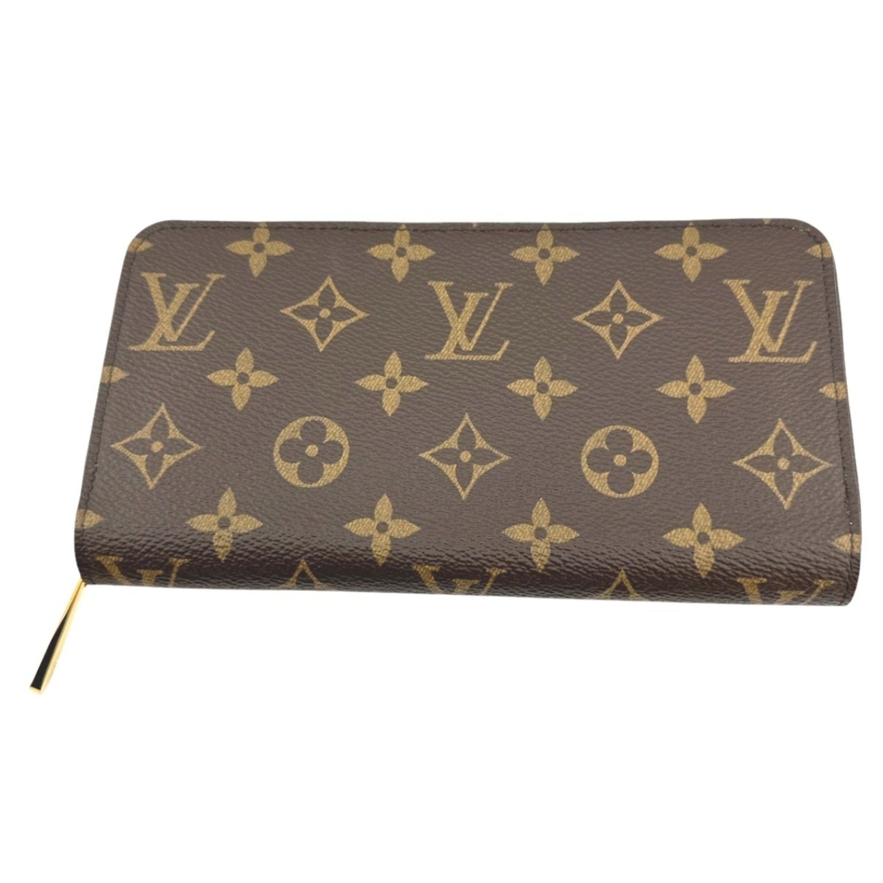 Louis Vuitton Long Wallet Zipper Monogram Zippy Canvas Rose Ballerine