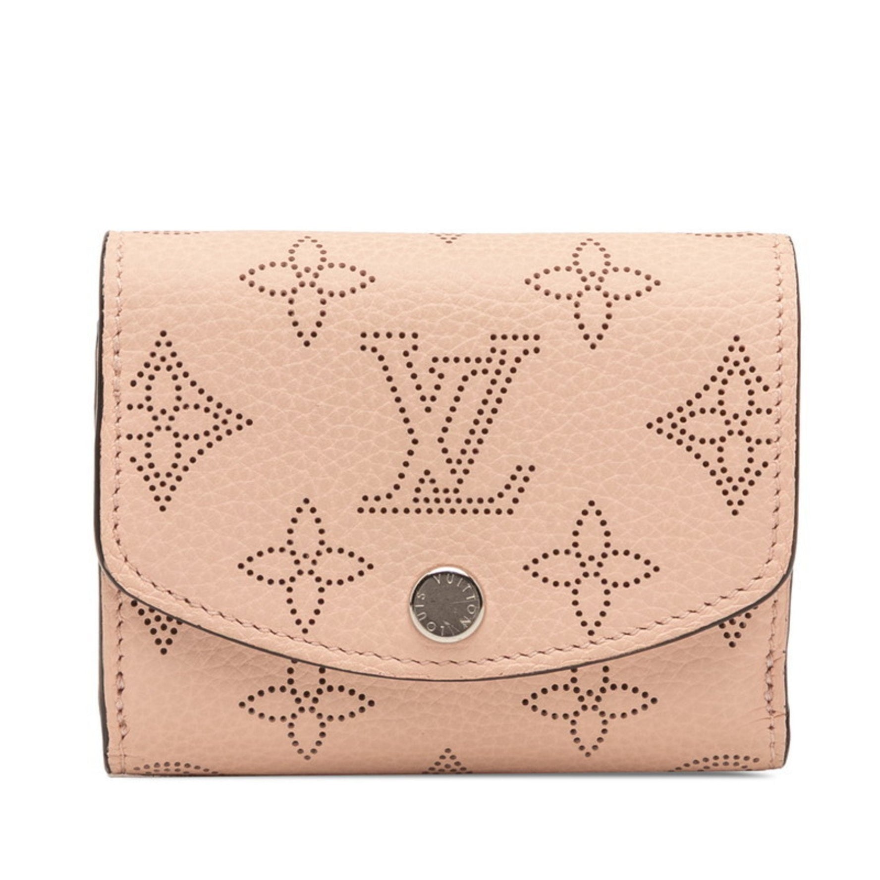 Louis Vuitton Monogram Mahina Portefeuille Iris XS Tri-fold Wallet Magnolia Pink Leather LOUIS VUITTON
