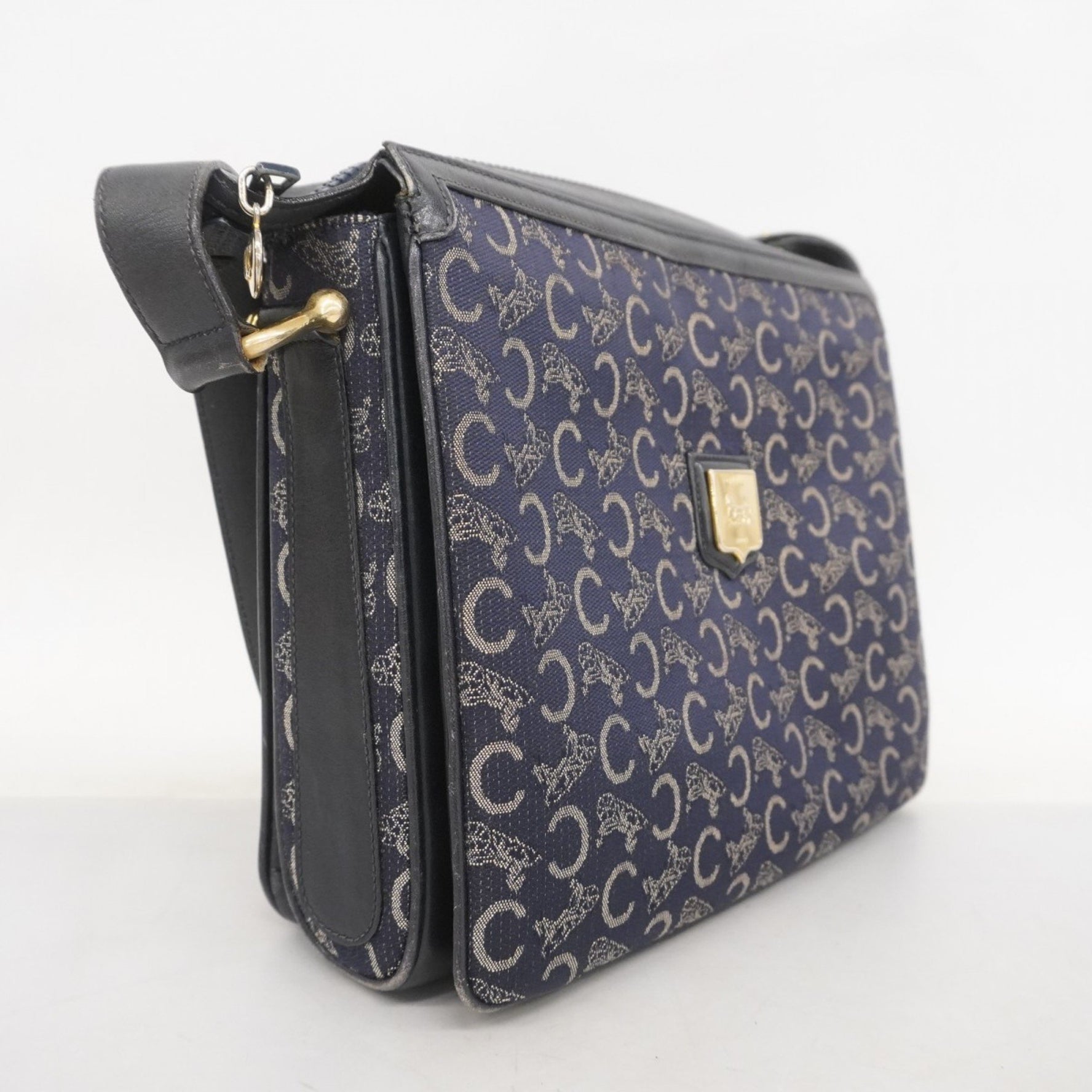 Celine Shoulder Bag C Macadam Canvas