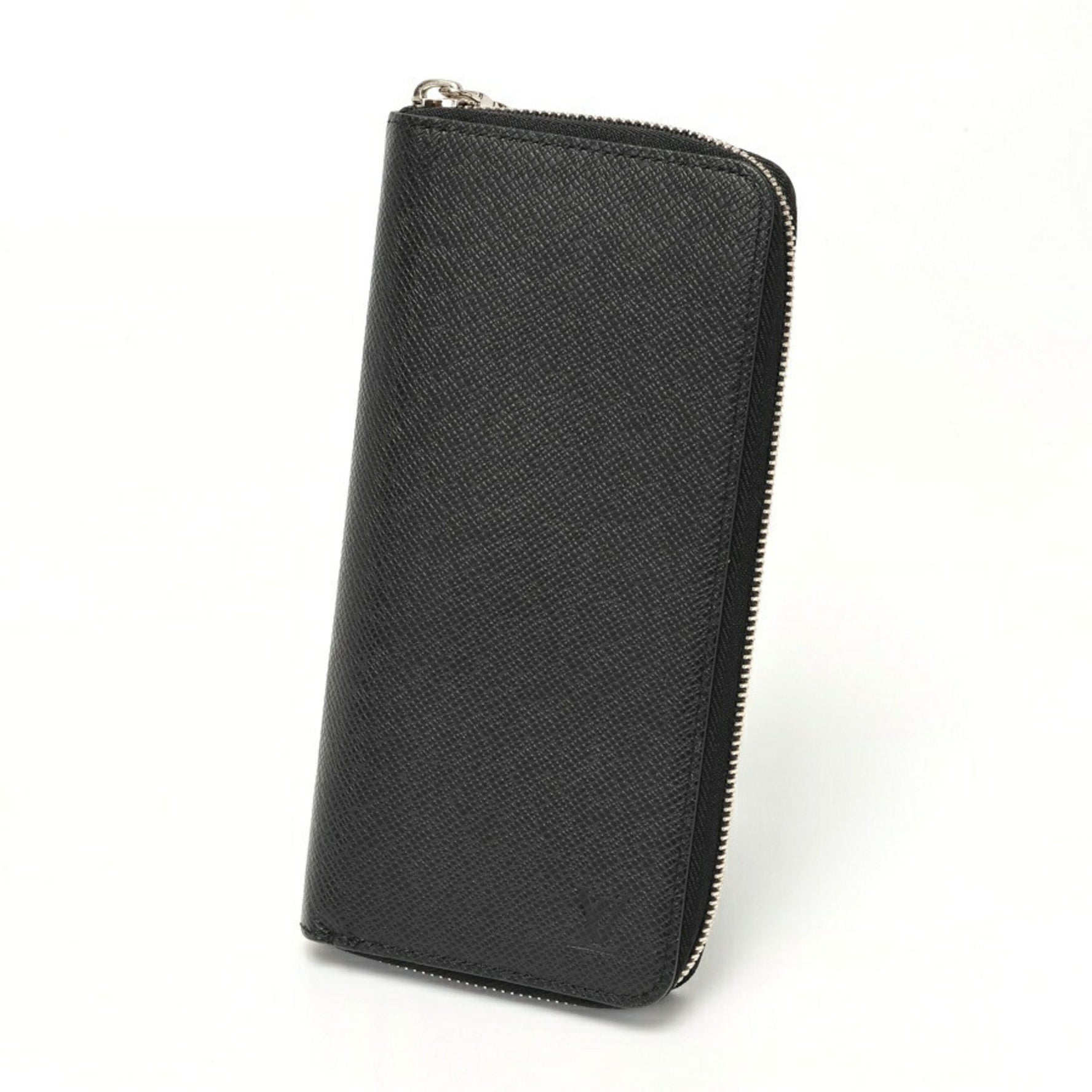 Louis Vuitton Zippy Wallet Vertical Taiga Leather Noir (Black)