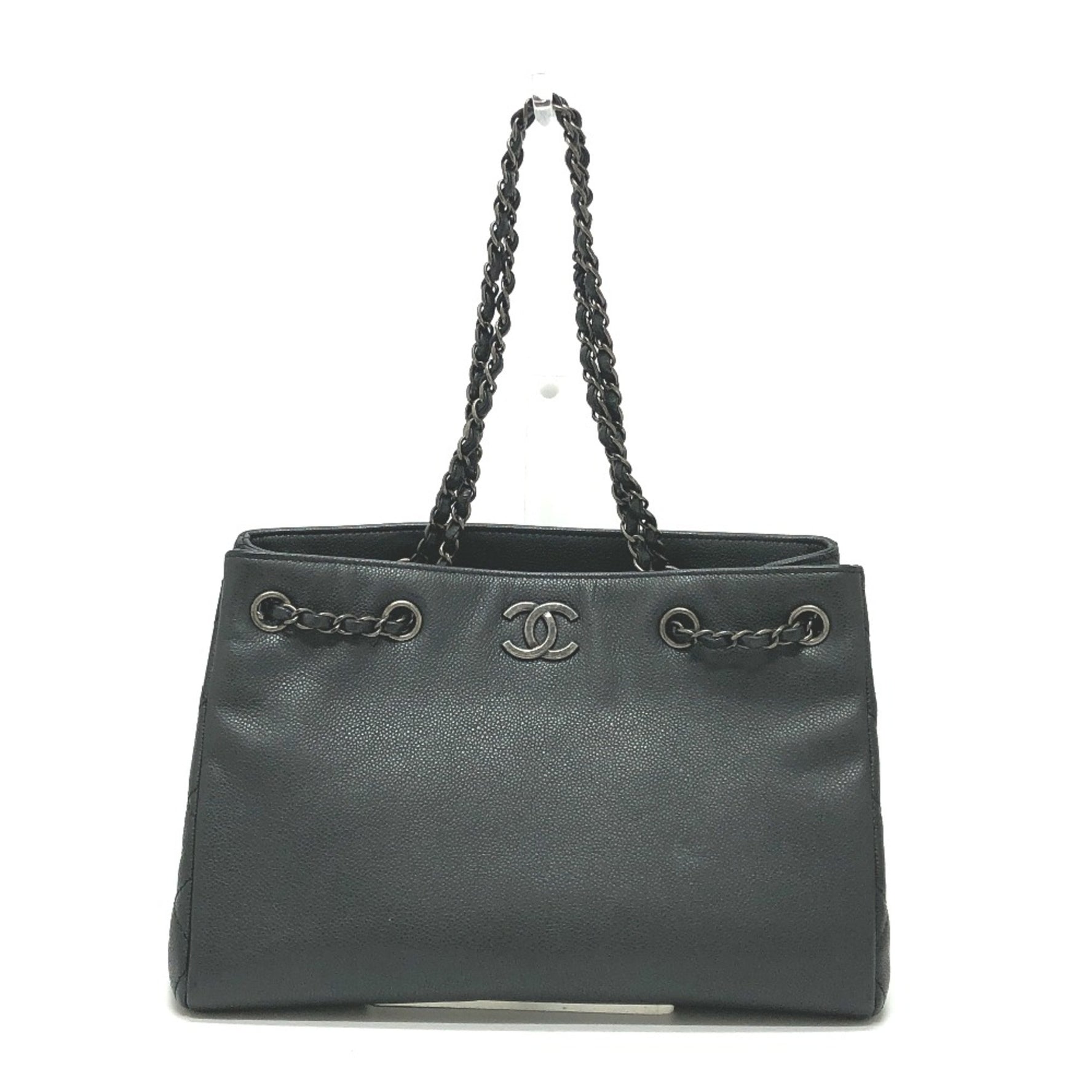 Chanel CC Mark Chain Bag Hand Bag Shoulder Bag gray