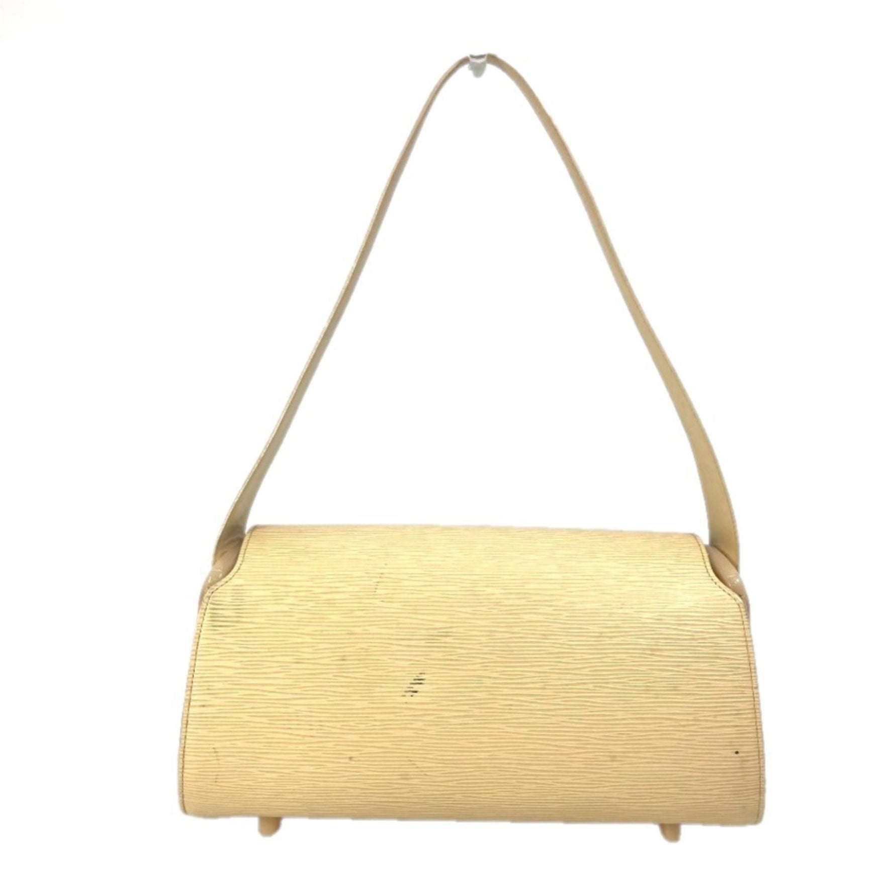 LOUIS VUITTON M5218A Epi Nocturne PM Shoulder Bag in Leather, Vanille Yellow
