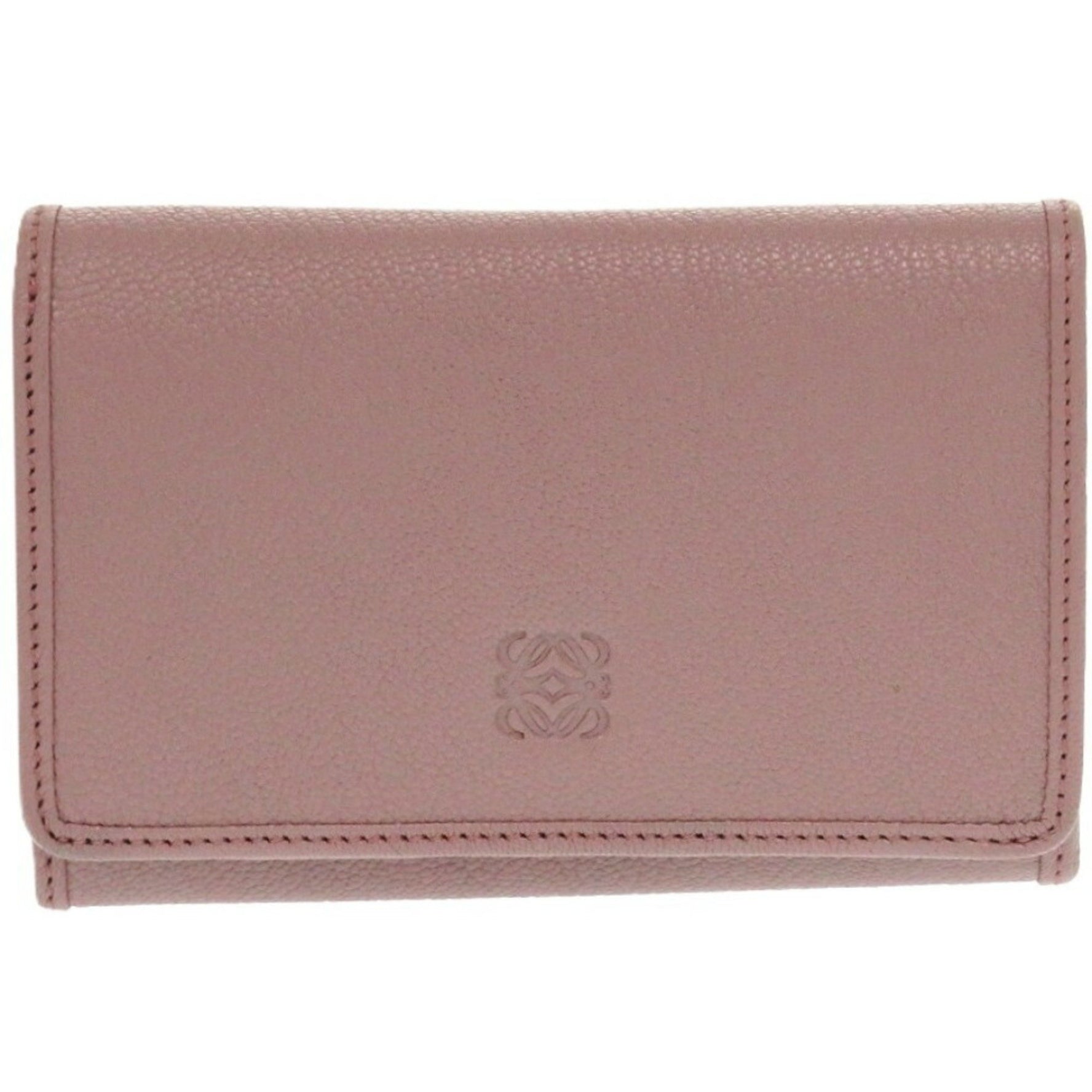 Like new Loewe Round Amazona Anagram Leather Wallet 1543