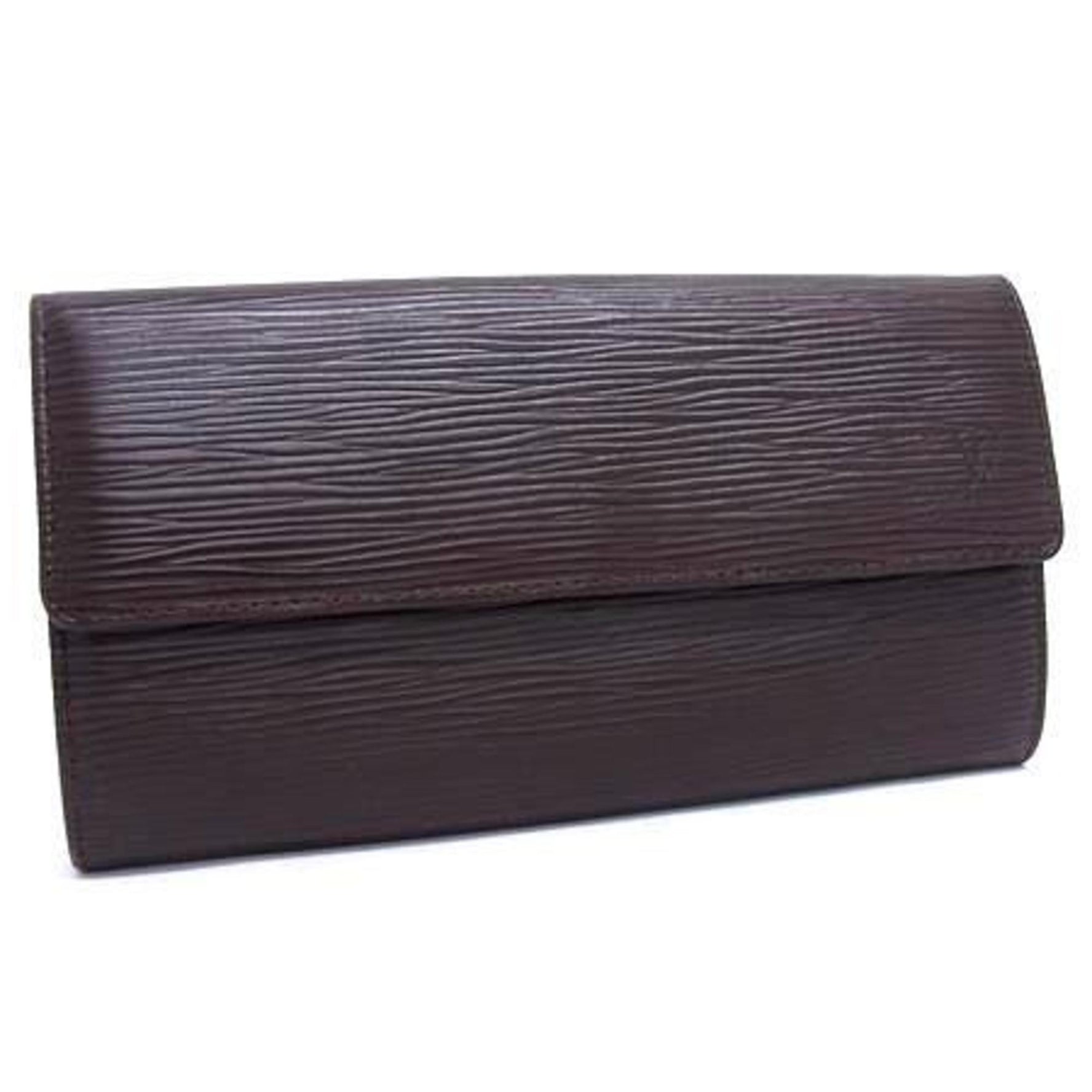 LOUIS VUITTON Louis Vuitton Porte Monnaie Carte Credit Wallet Epi Leather Bifold Long