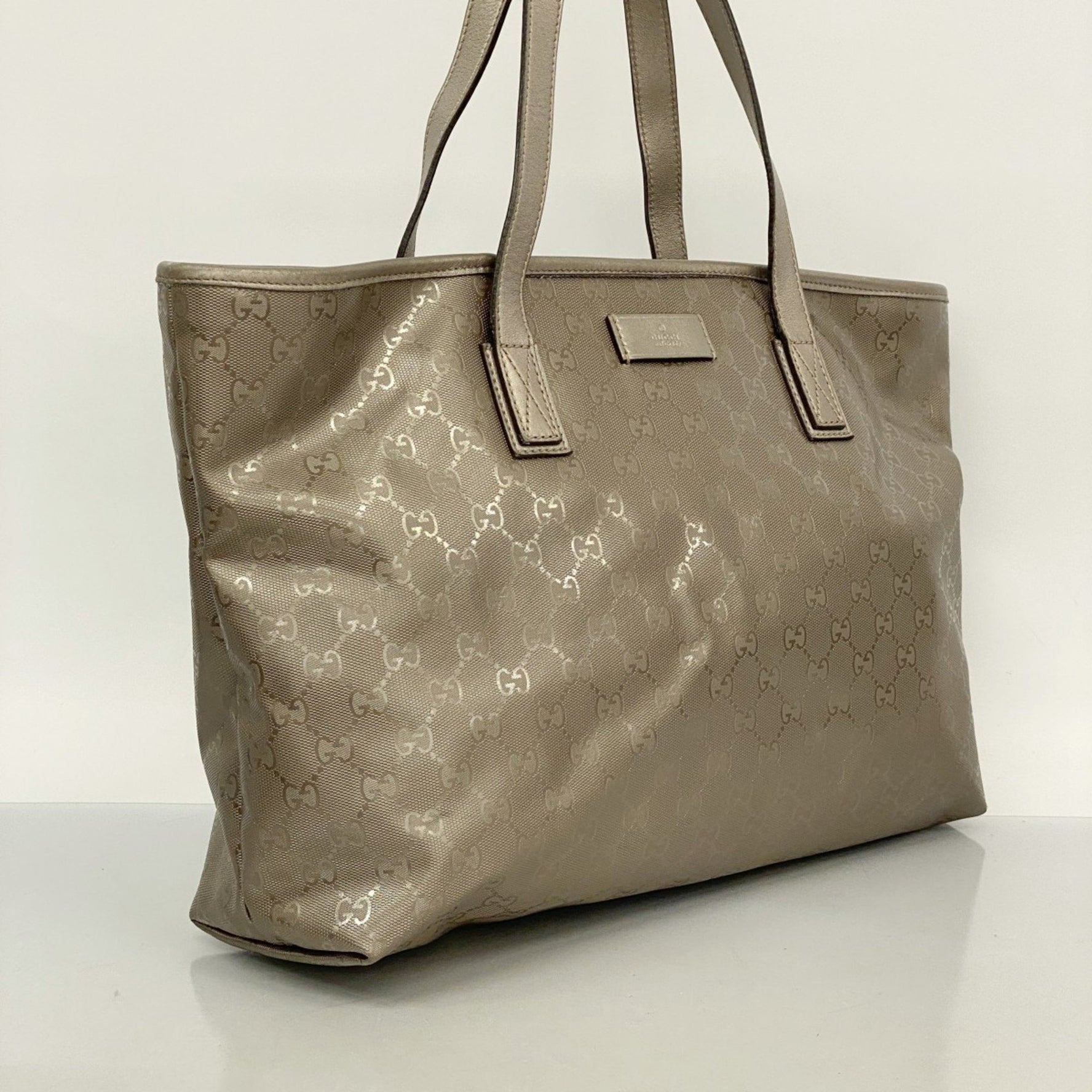 Gucci GG Imprime Tote Bag Gray Women's P1190450