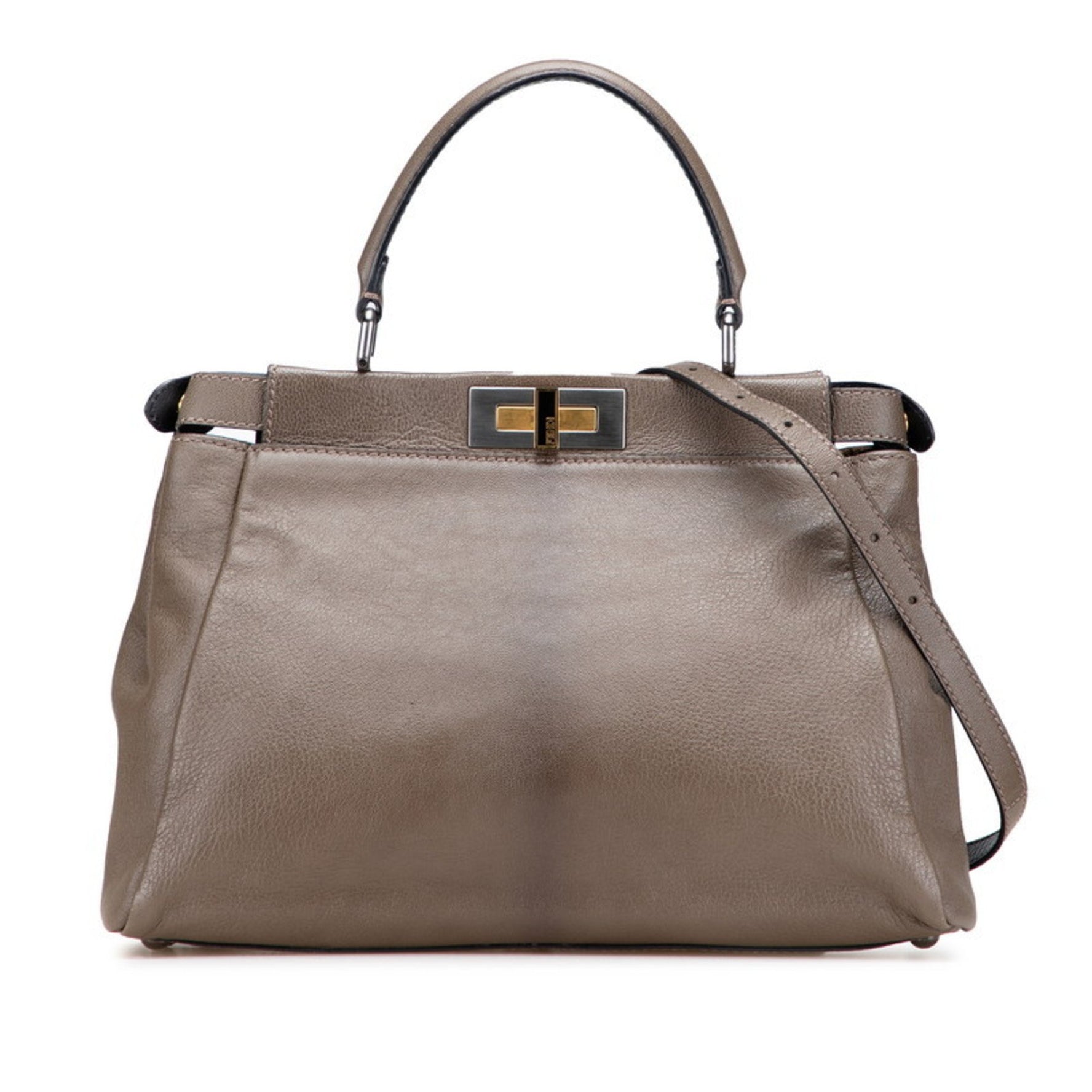 Fendi Peekaboo Shoulder Bag/Handbag 2454 Leather