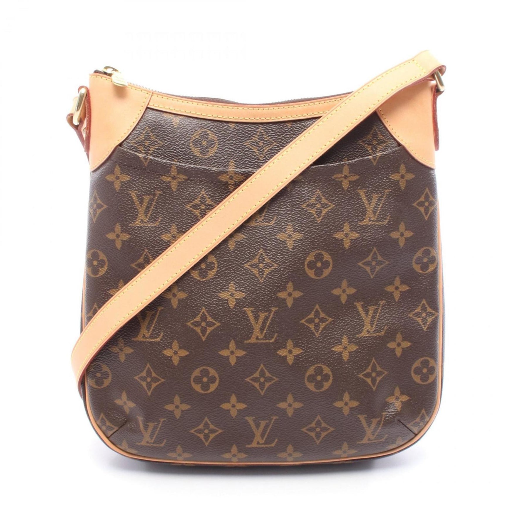 Louis Vuitton Odeon PM Shoulder Bag in Coated Canvas and Leather with Monogram Design