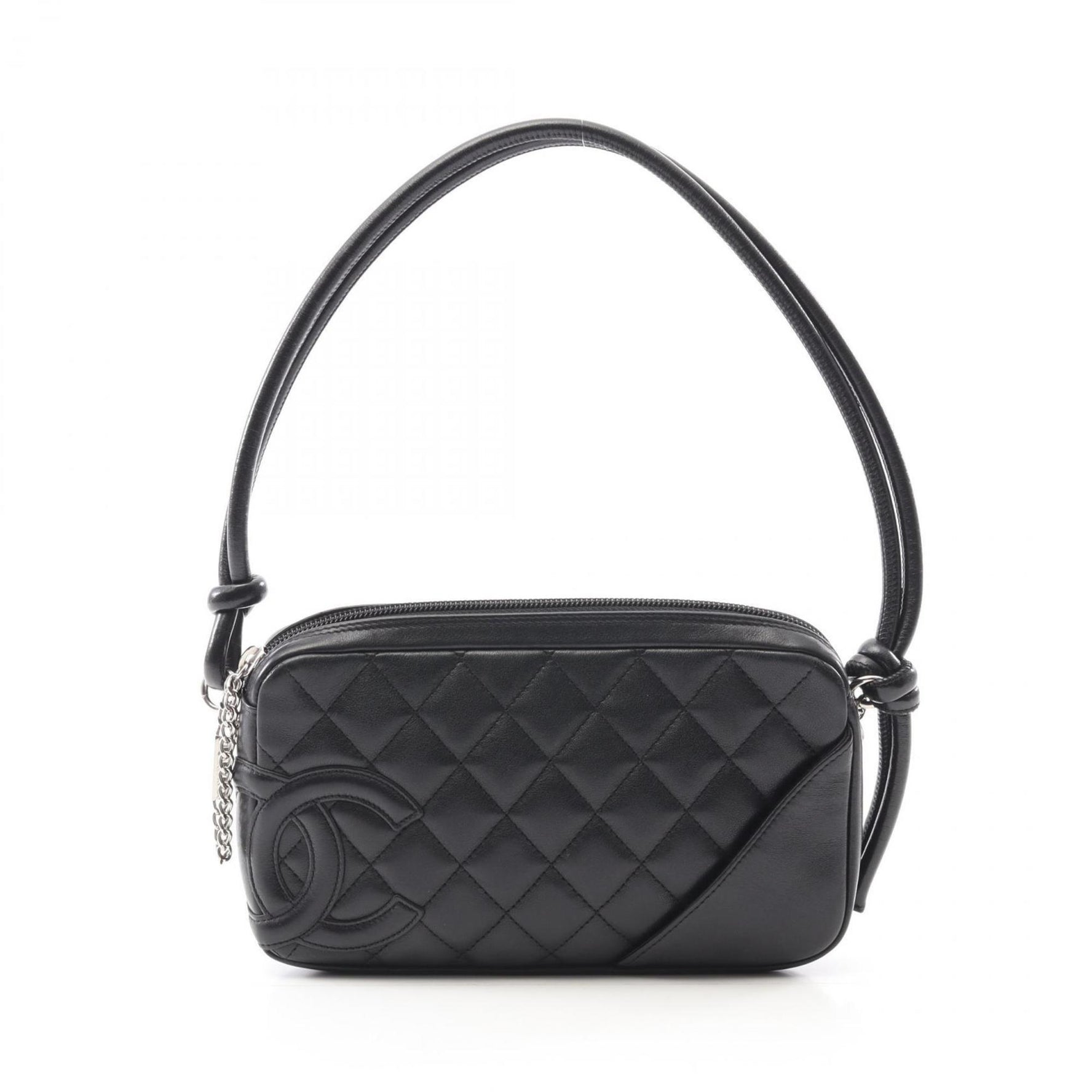 CHANEL Cambon Line Handbag, Leather