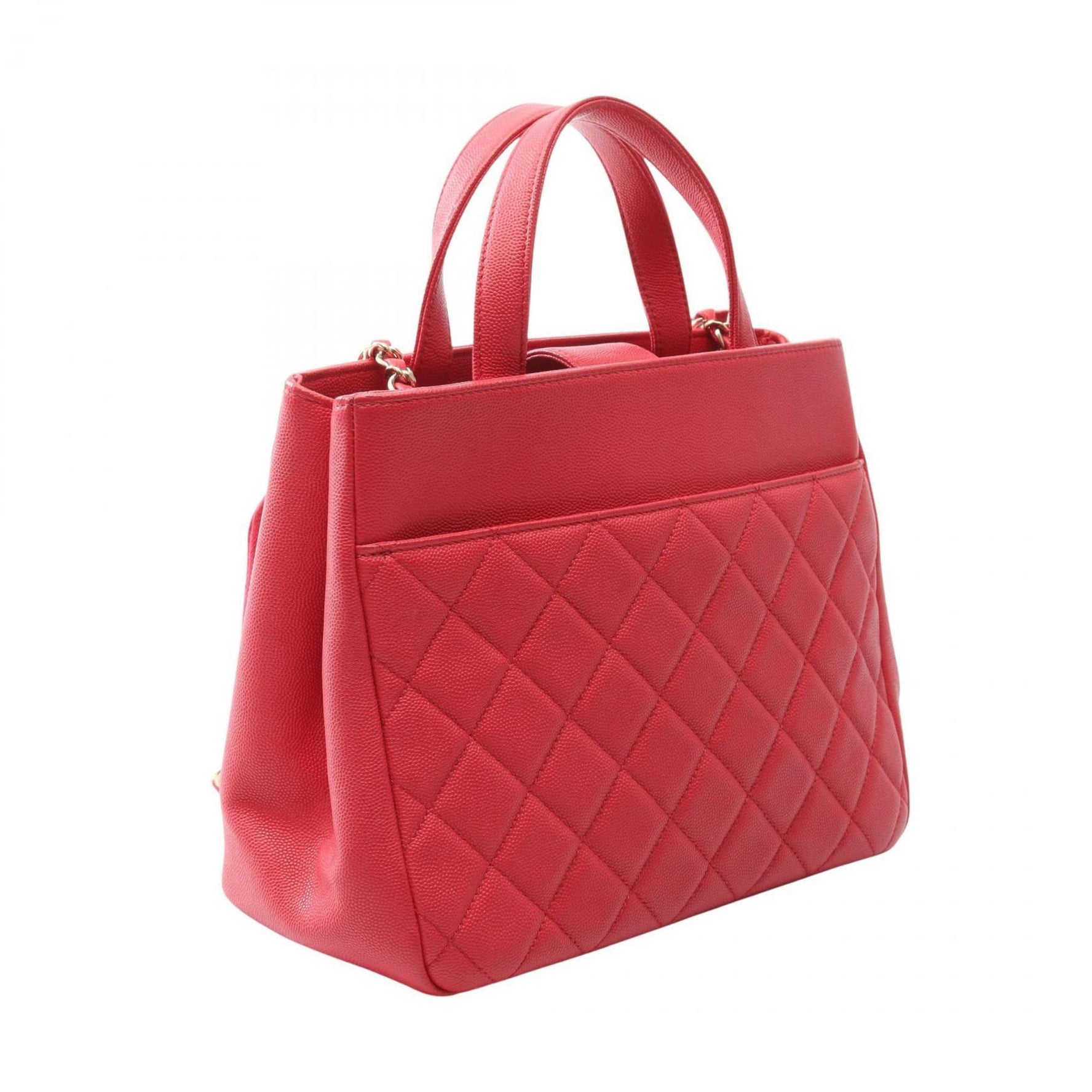CHANEL Business Affinity Matelasse Shoulder Bag in Grained Calfskin Leather