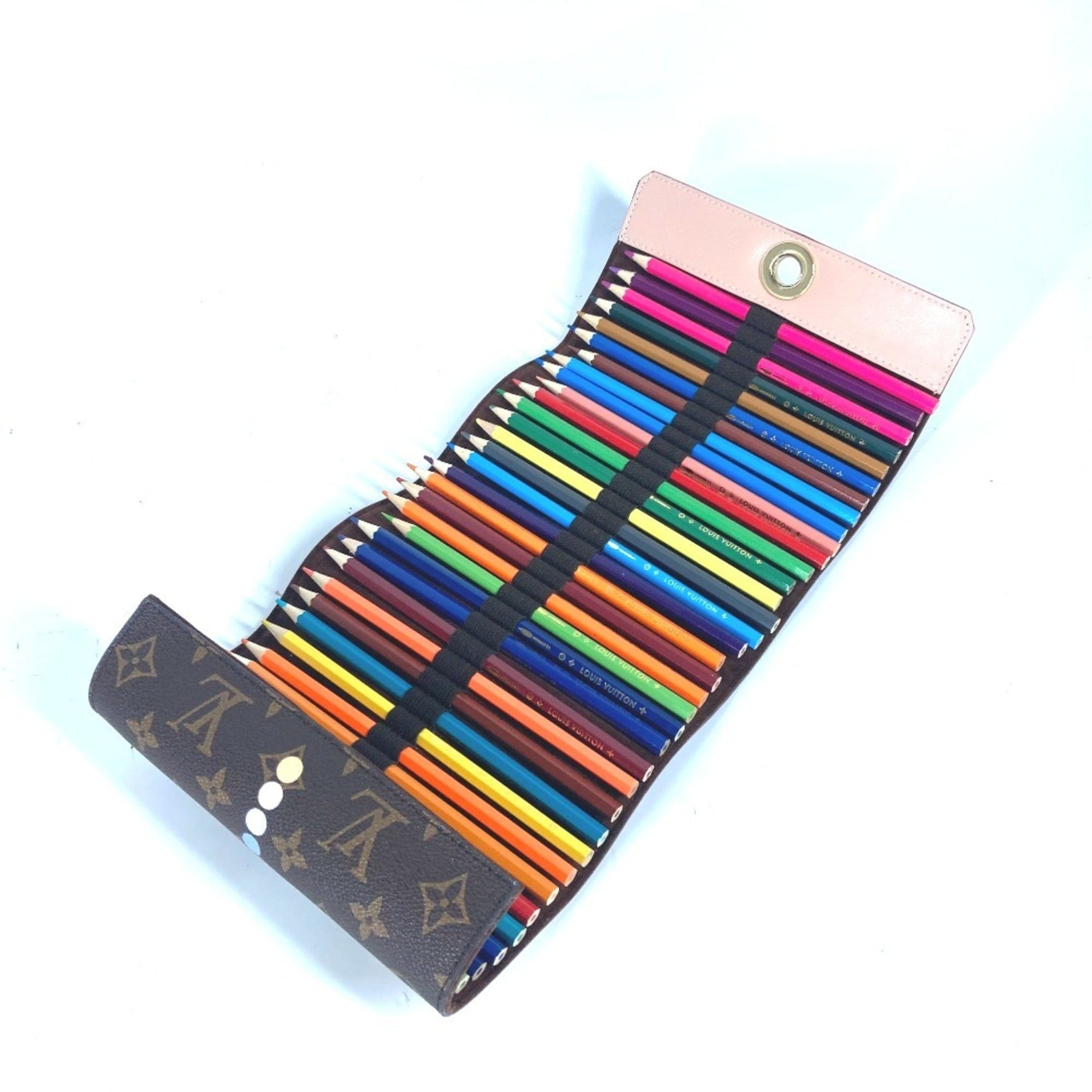 LOUIS VUITTON GI0374 Monogram Etoui Crayon Colored Pencils 40 Colors Color Pencil Writing Instrument Stationery Wood Men's Women's Multicolor