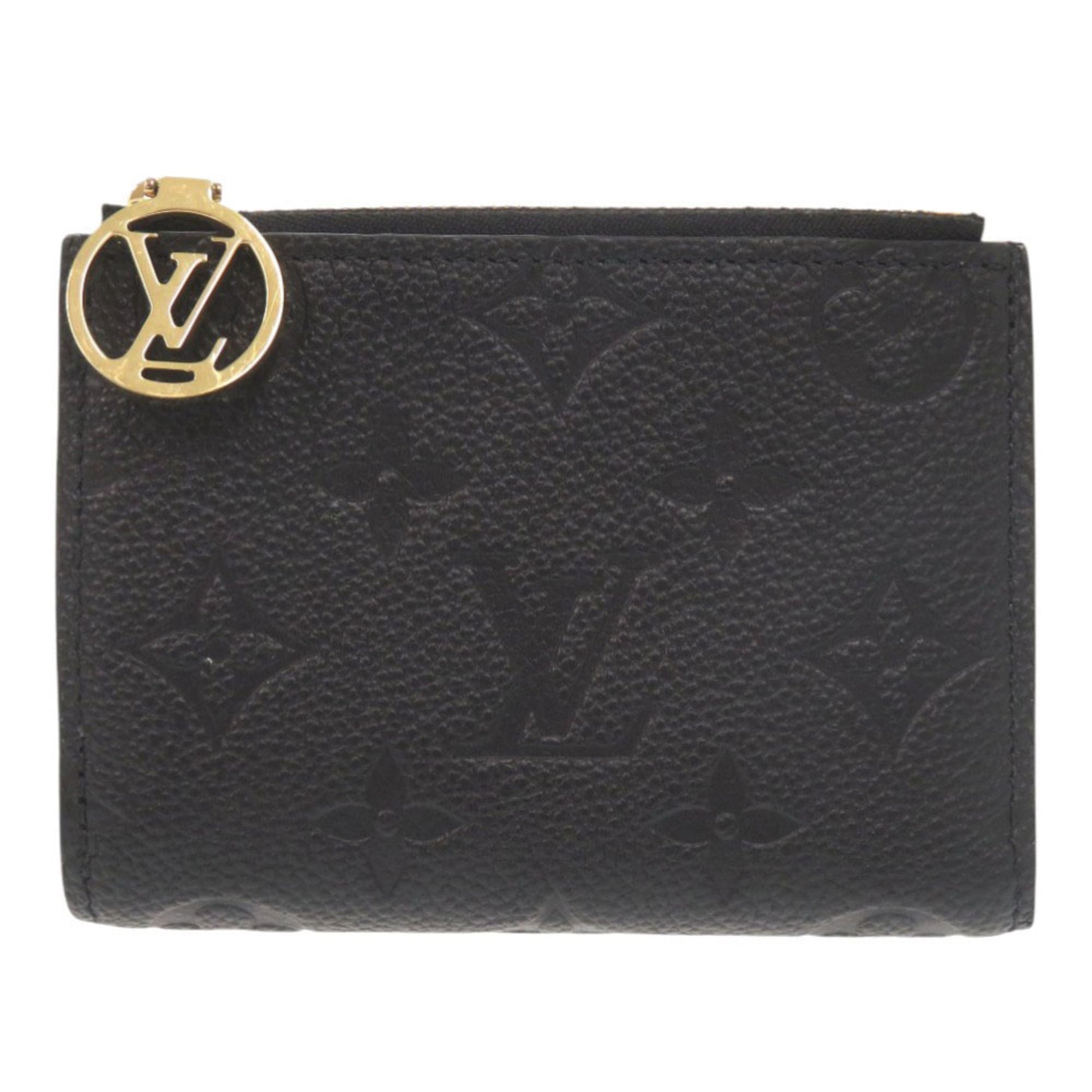 Louis Vuitton Portefeuille Lisa Monogram Empreinte IC Noir Bifold Wallet Black 1109 LOUIS VUITTON