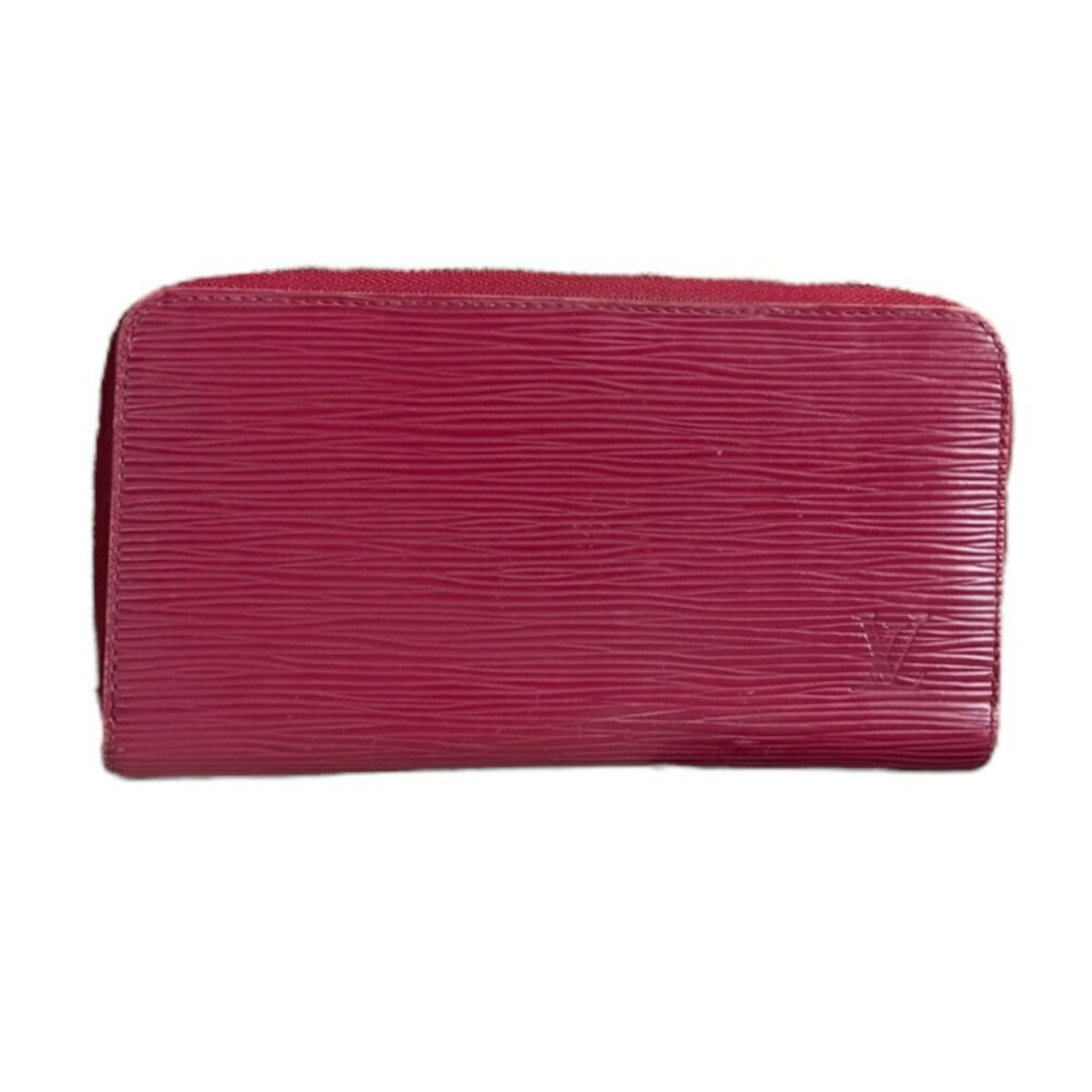 Louis Vuitton Zippy Epi Long Wallet Leather
