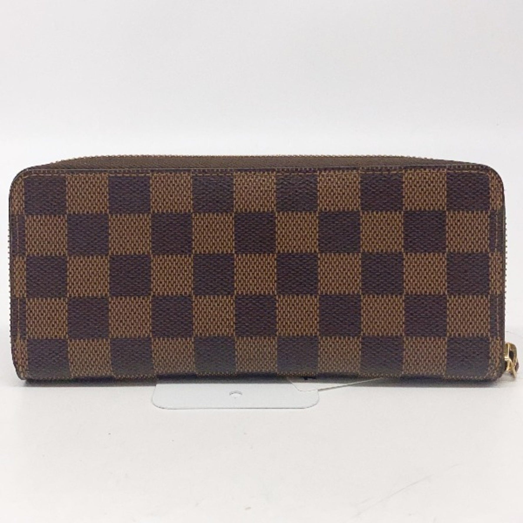 Louis Vuitton Portefeuille Clemence Damier Round Zipper Rose Ballerine Long Wallet LV