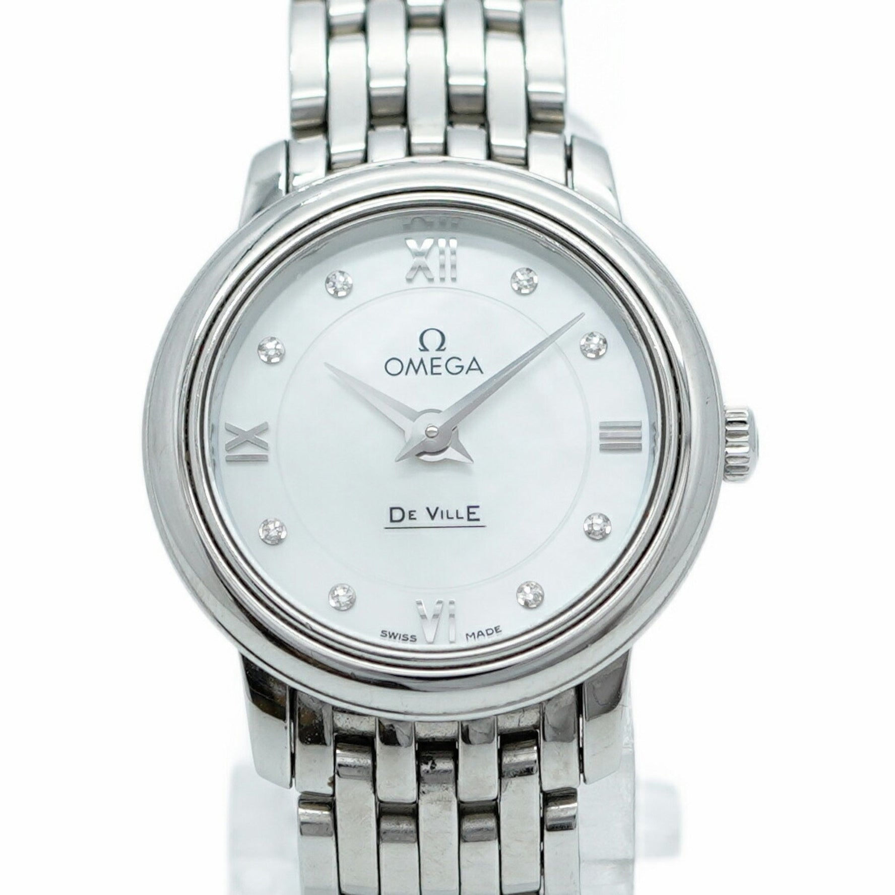 Omega De Ville 424.10.24.60.55.001 White Dial Watch