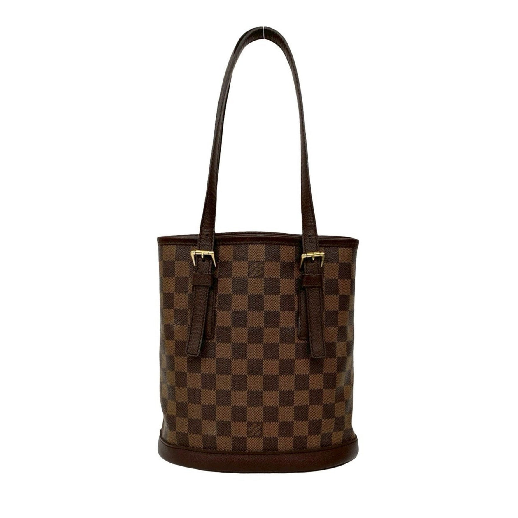 LOUIS VUITTON Vintage Mare Bucket Damier Leather Mini Tote Bag/Semi-Shoulder Bag 328-2