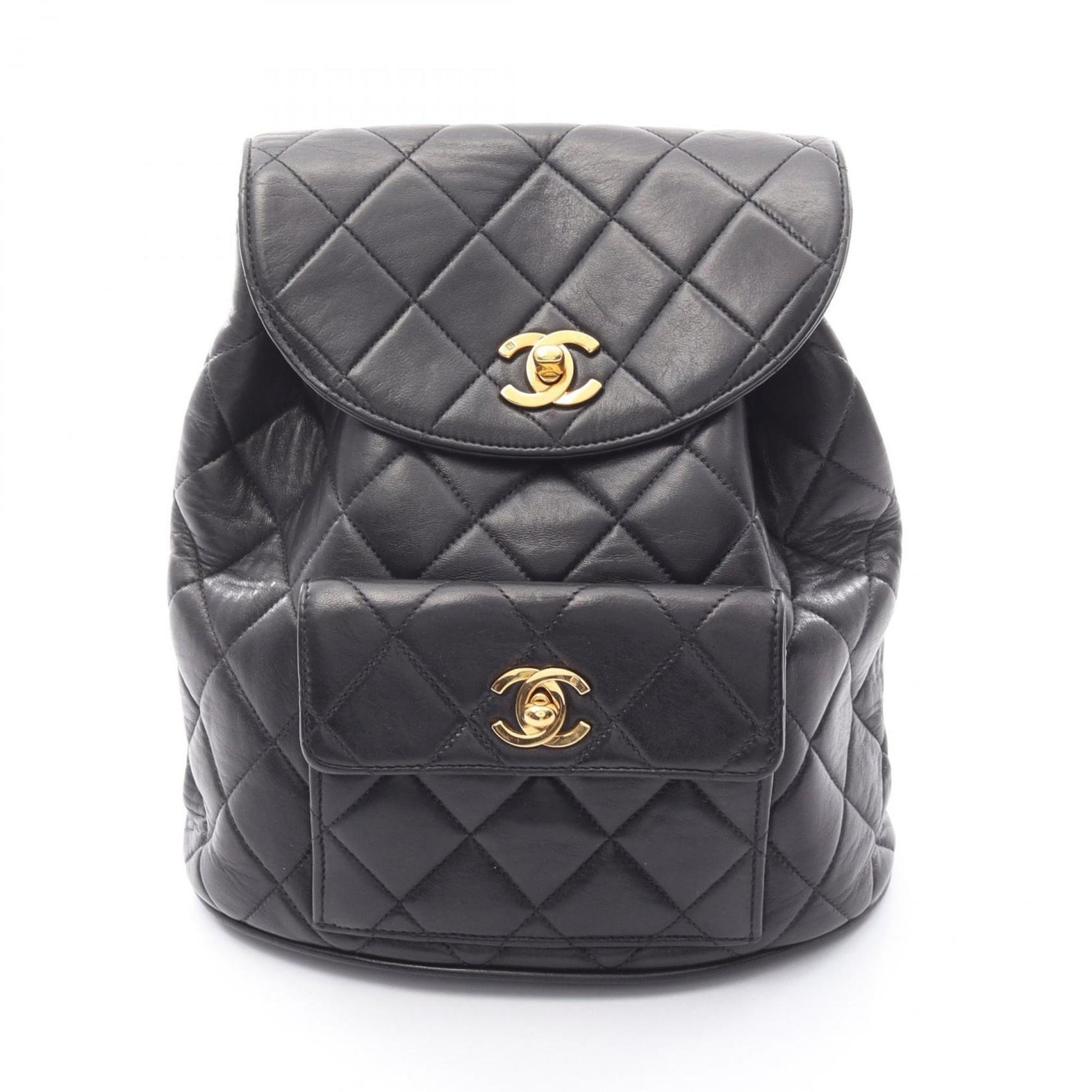CHANEL Matelasse Backpack Bag in Lambskin Leather