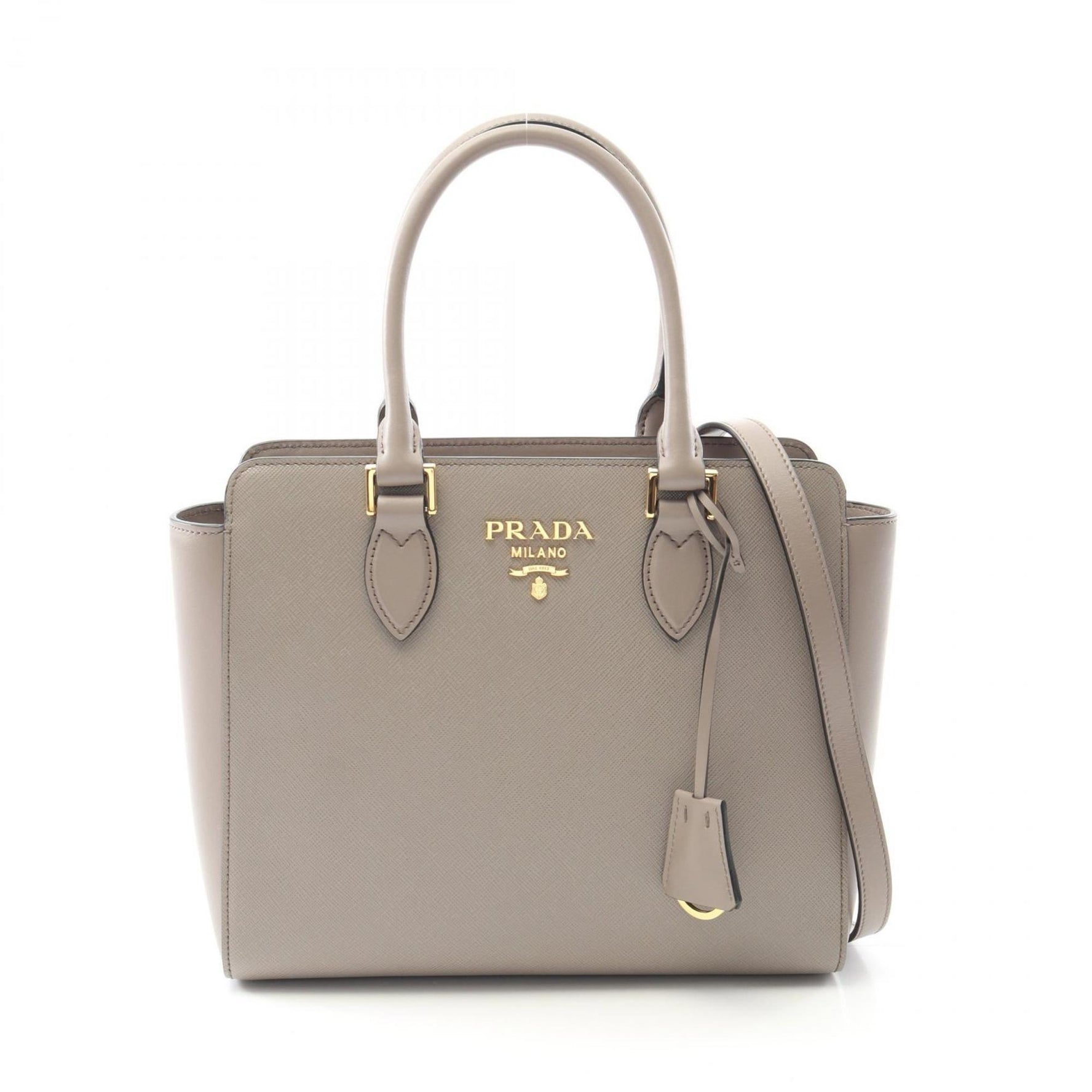 Prada SAFFIANO + SOFT C Handbag, Leather