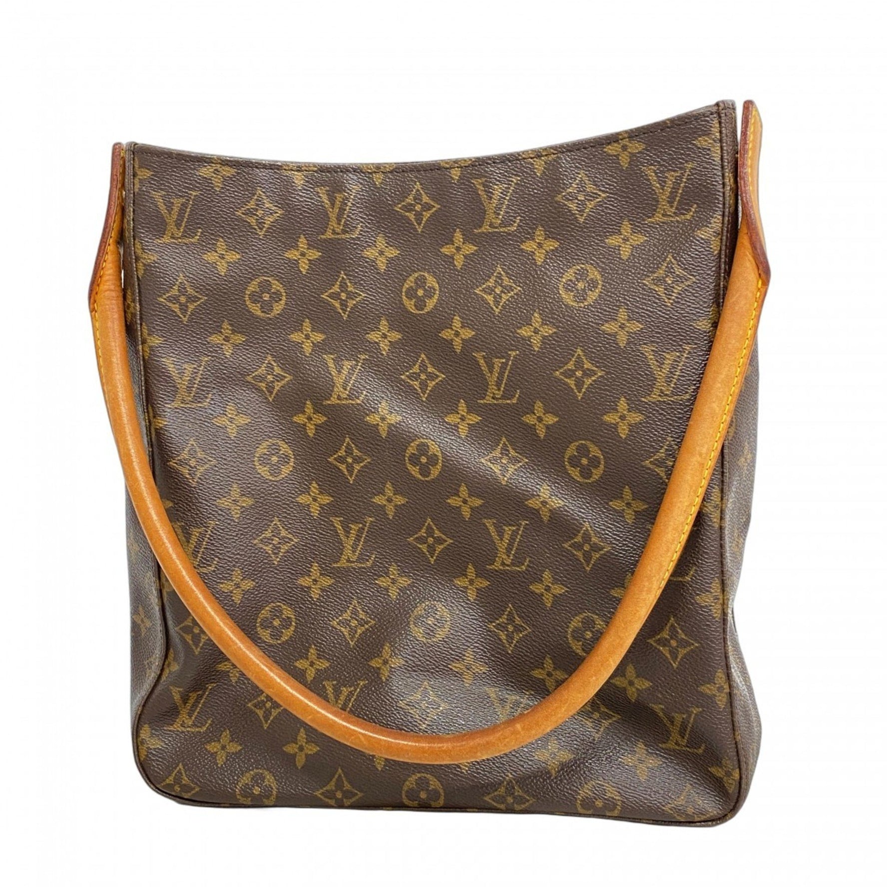 Louis Vuitton Monogram Looping GM Shoulder Bag M51145 Brown Women's