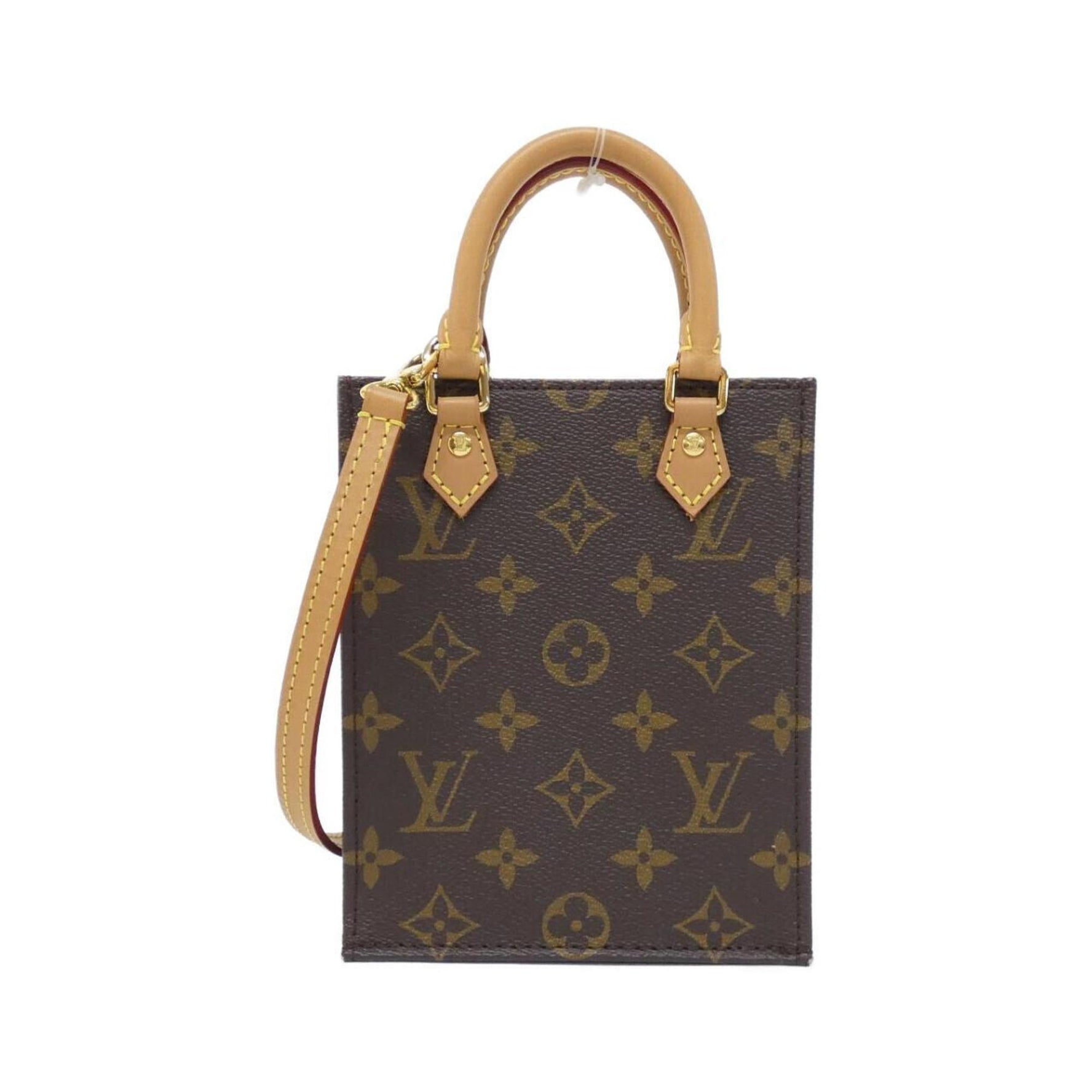 Louis Vuitton Monogram Petite Sac Plat Handbag