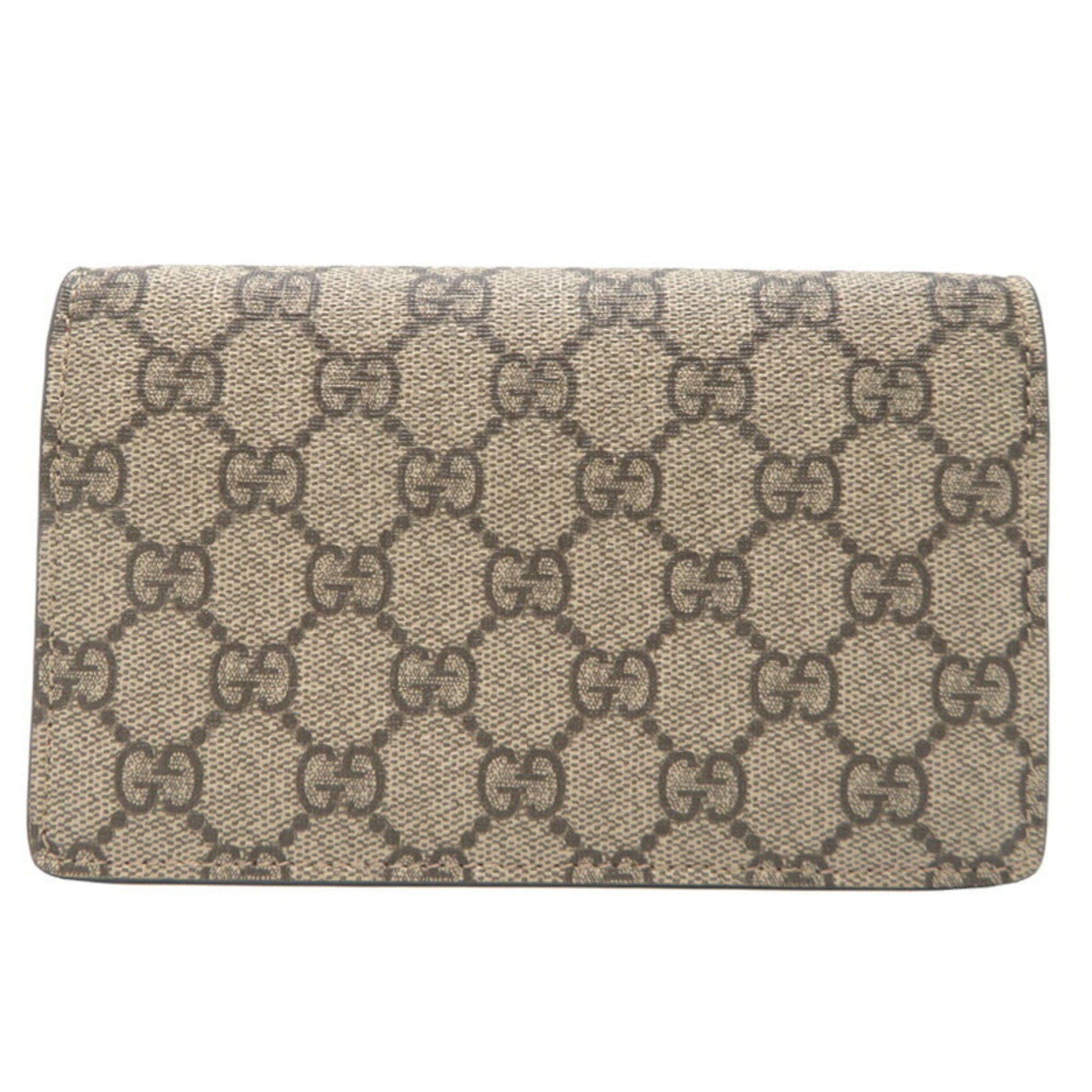 Gucci Cherry Chain Shoulder Bag GG Supreme Beige