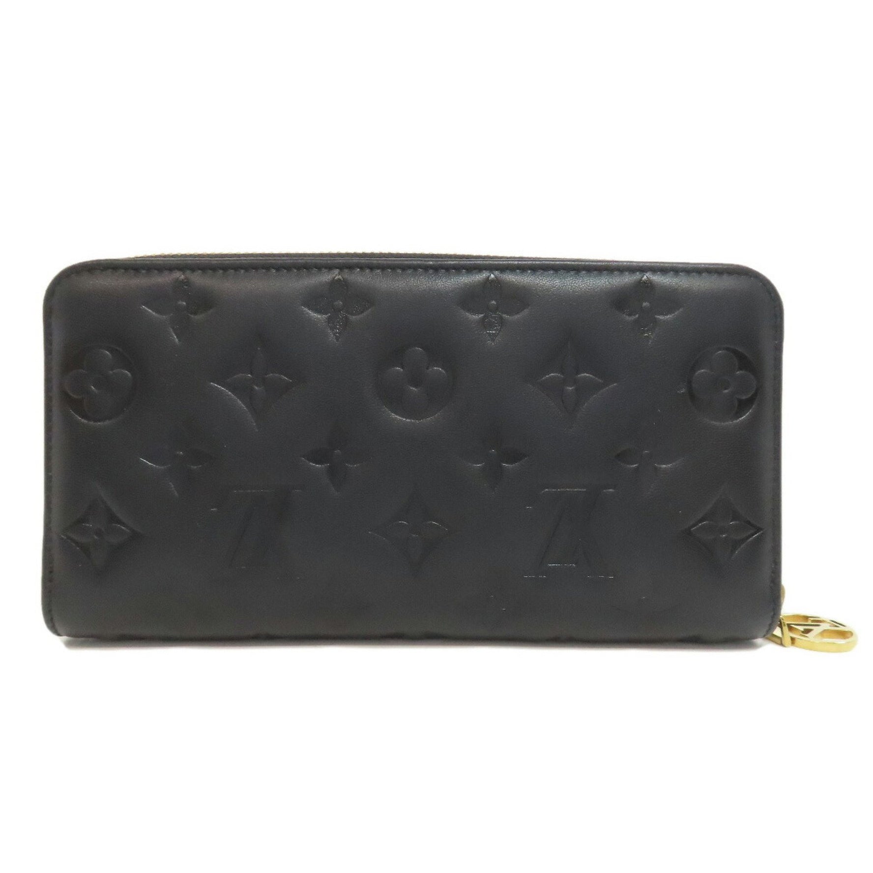Louis Vuitton Zippy Wallet Long Lamb Leather