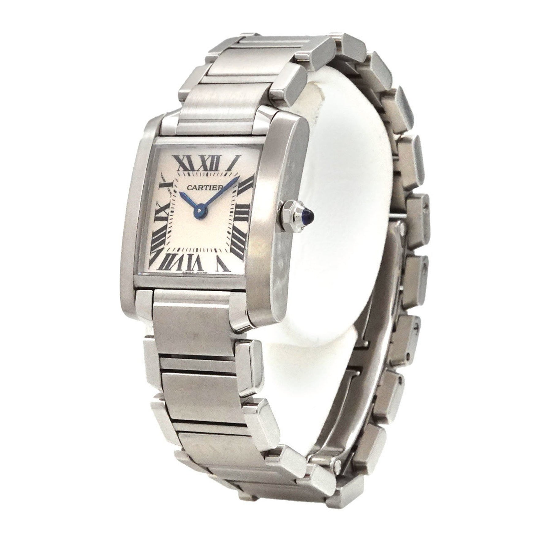 Cartier Tank Francaise SM W51008Q3 Women's Ivory Quartz Watch