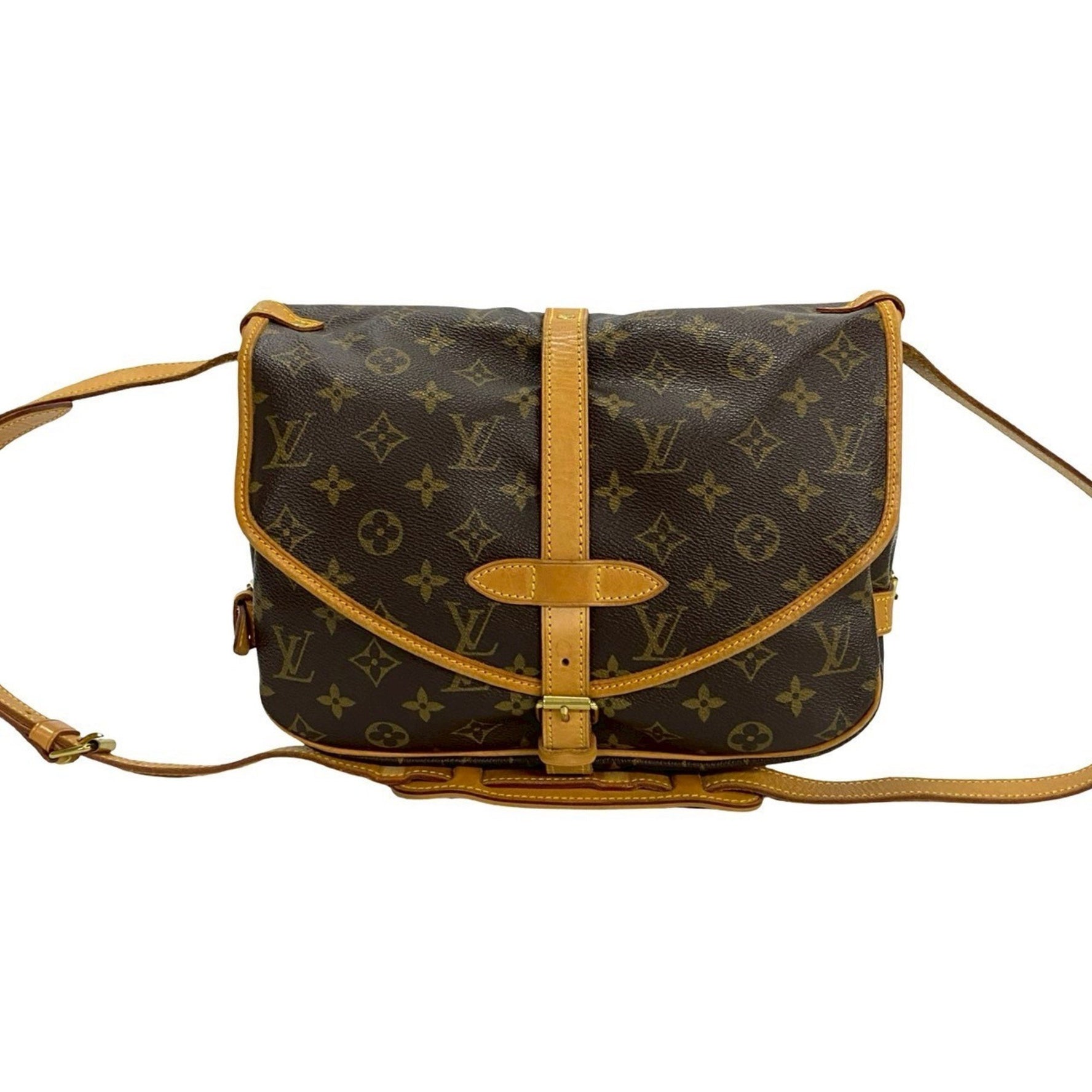 Louis Vuitton Saumur 30 Monogram Leather Shoulder Bag in