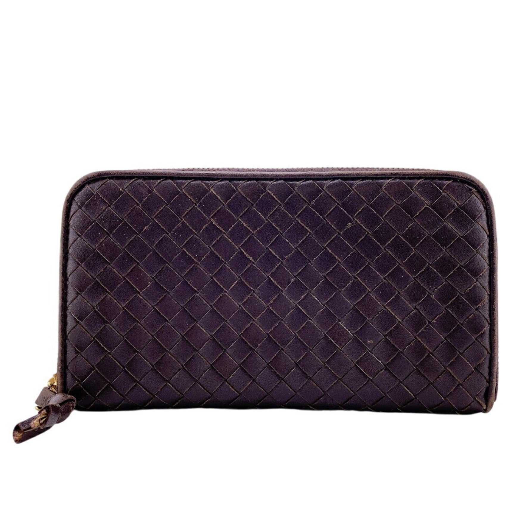 BOTTEGA VENETA Bottega Veneta Round Intrecciato Long Wallet