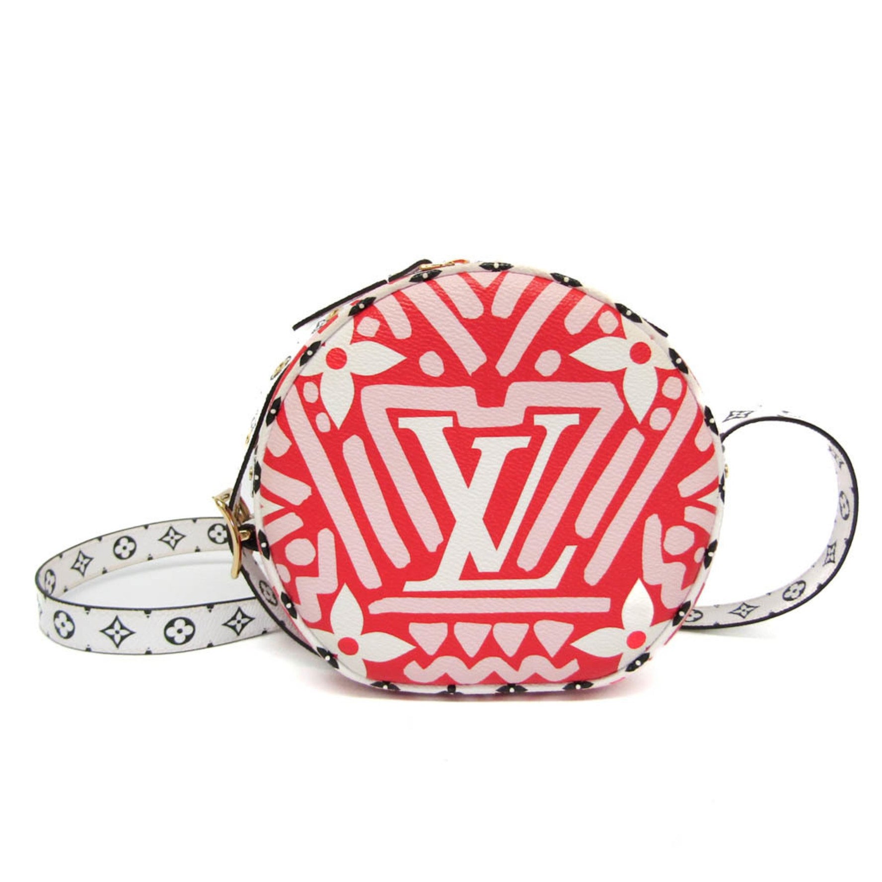 Louis Vuitton Boite Chapeau Souple Shoulder Bag Blanc,Rouge