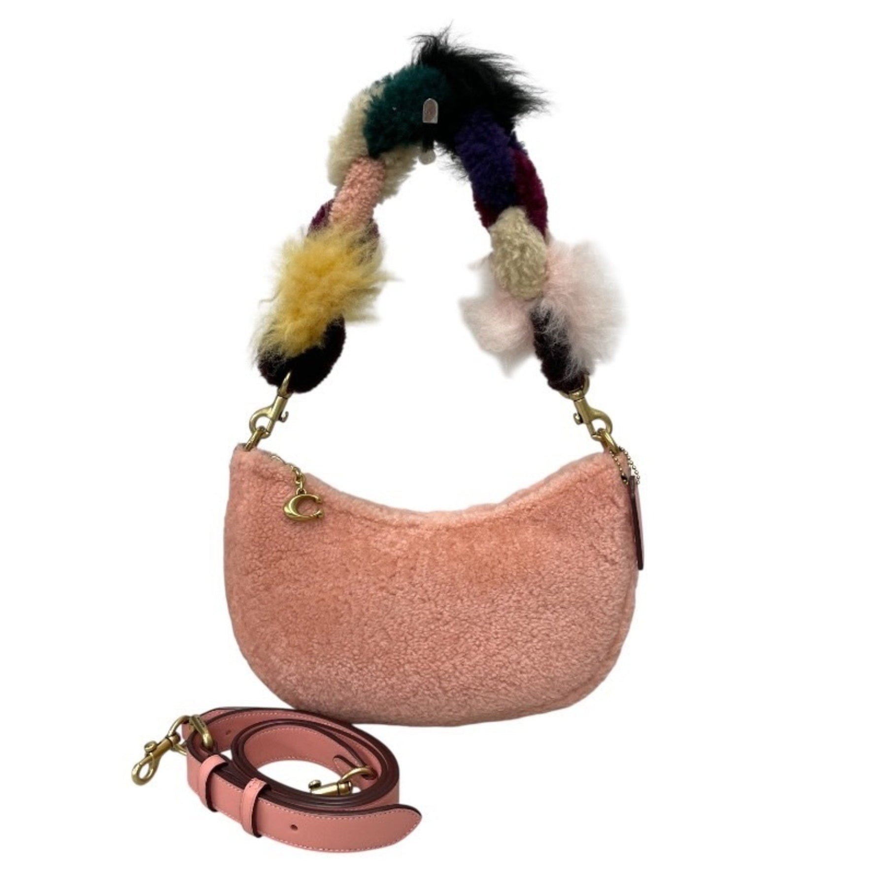 COACH Mira Shoulder Bag, Boa, Crescent Moon, Handbag
